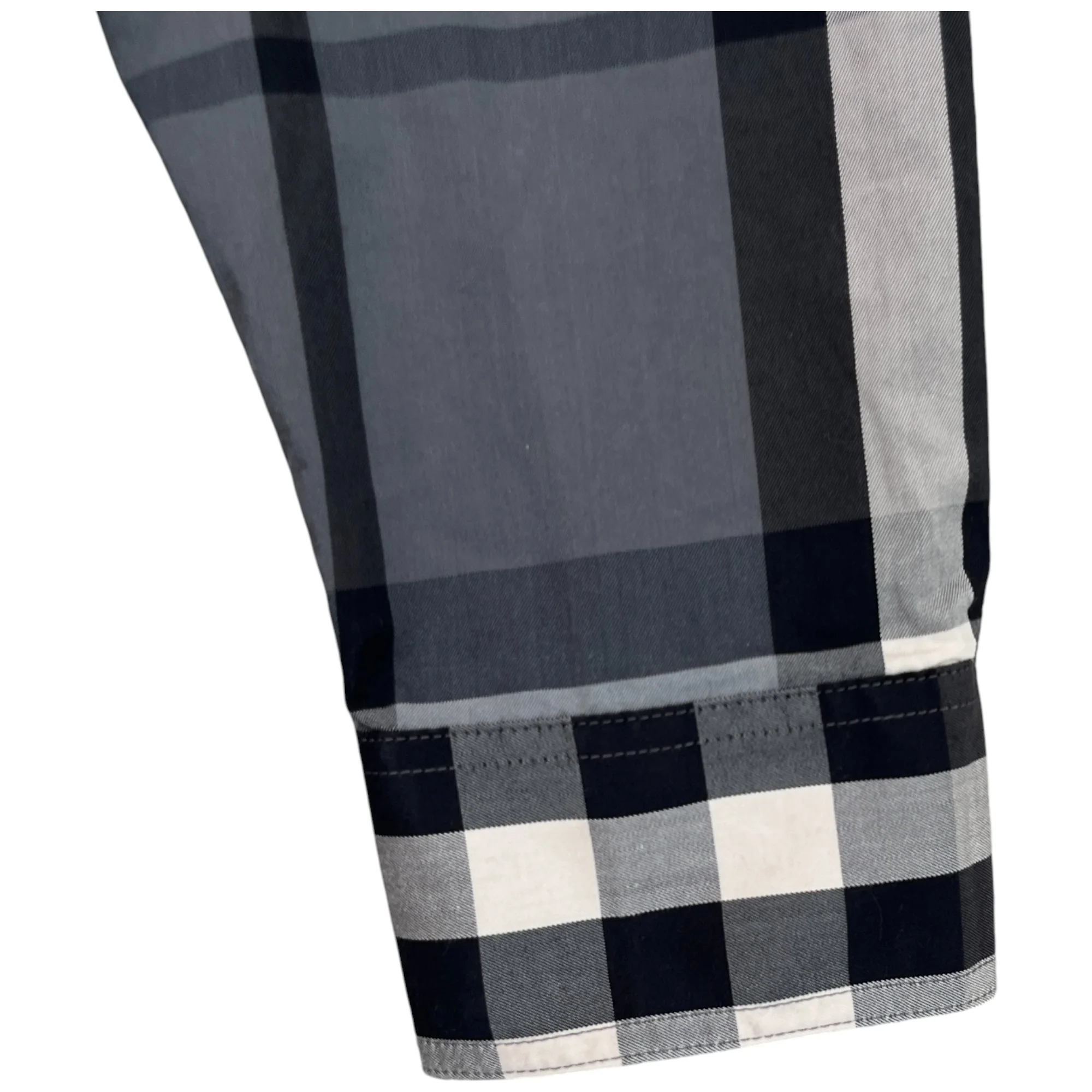 Men's Check Shirt Black Size S - Image 5