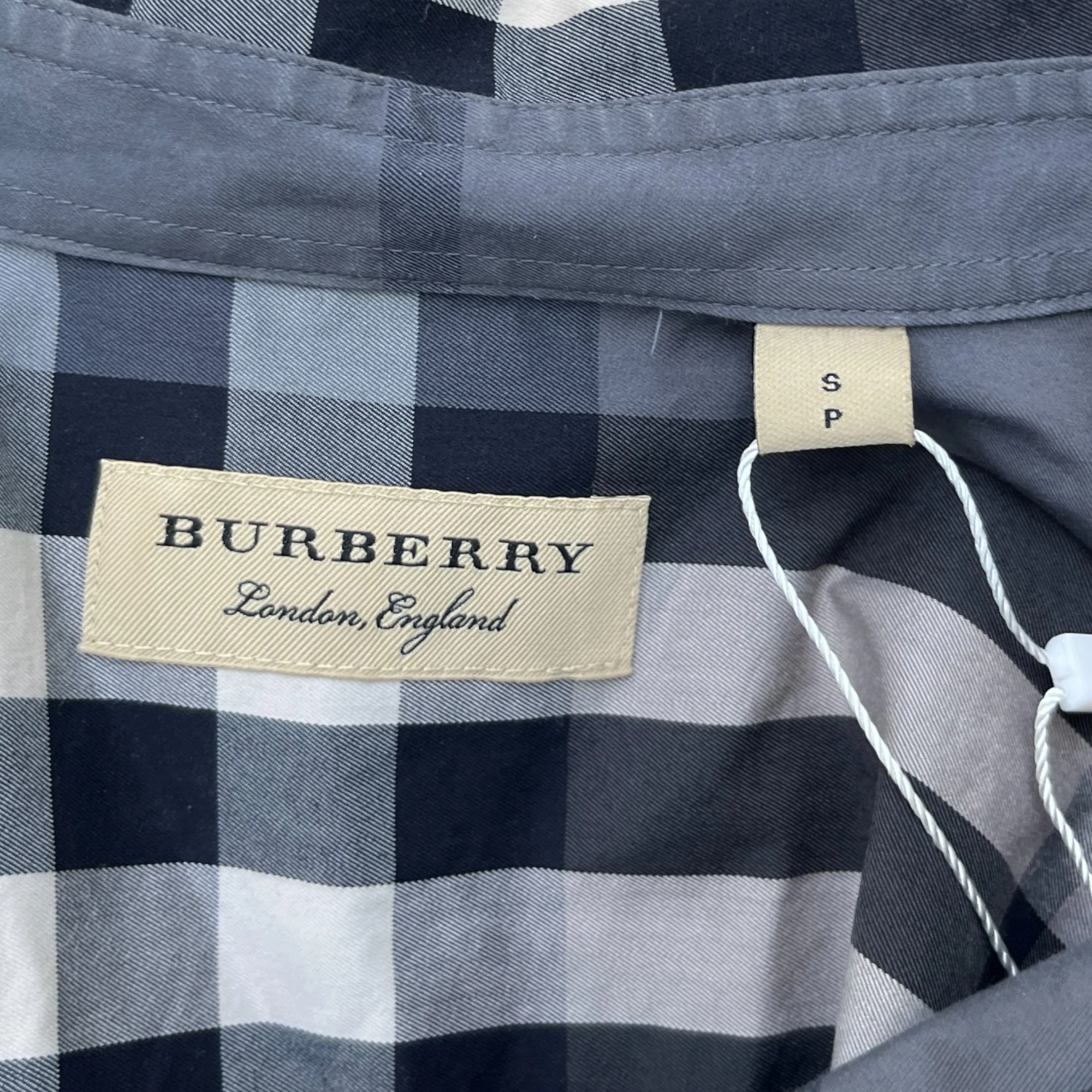 Men's Check Shirt Black Size S - Image 7
