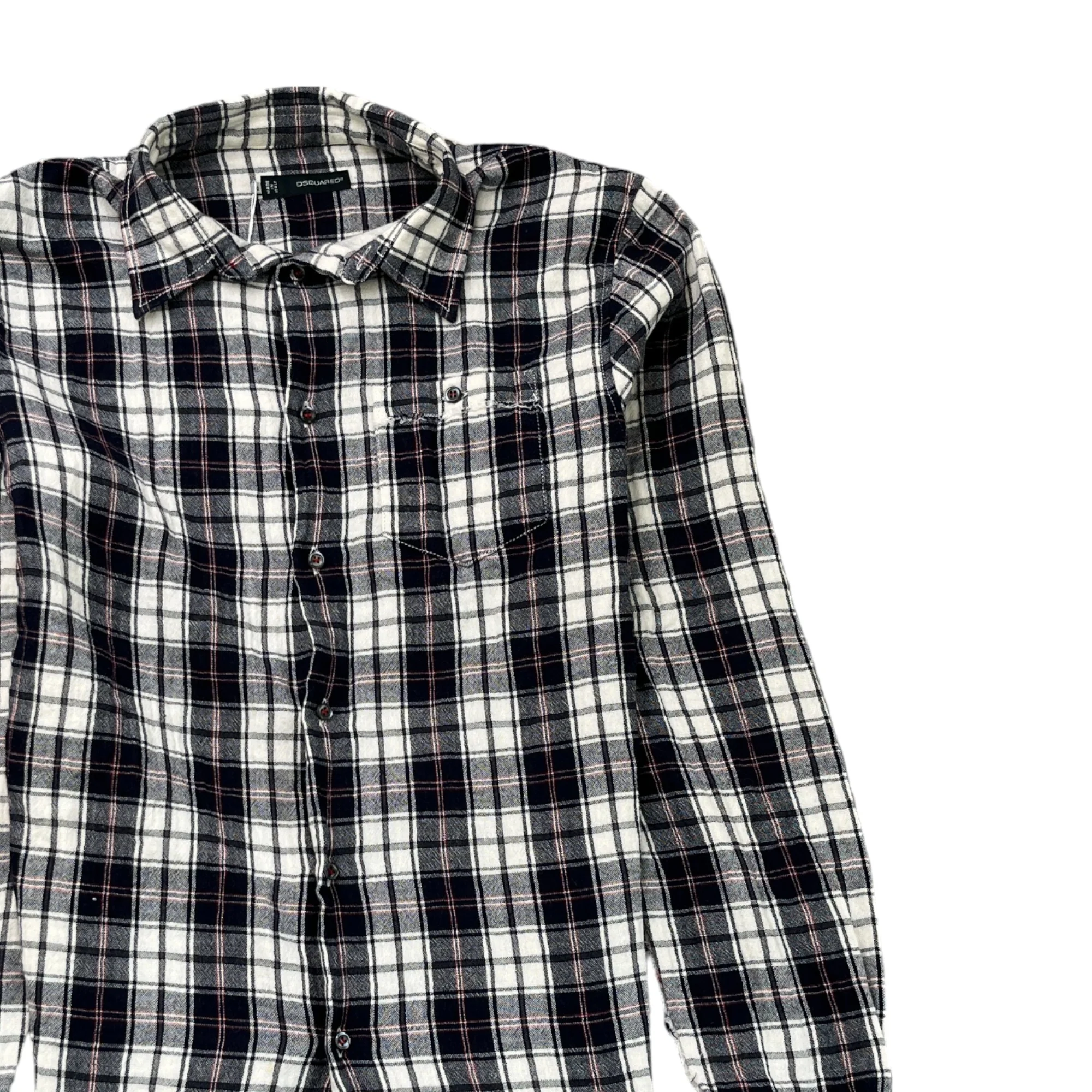 Men's Checkered OverShirt Black Size IT 50 / UK L - Image 3