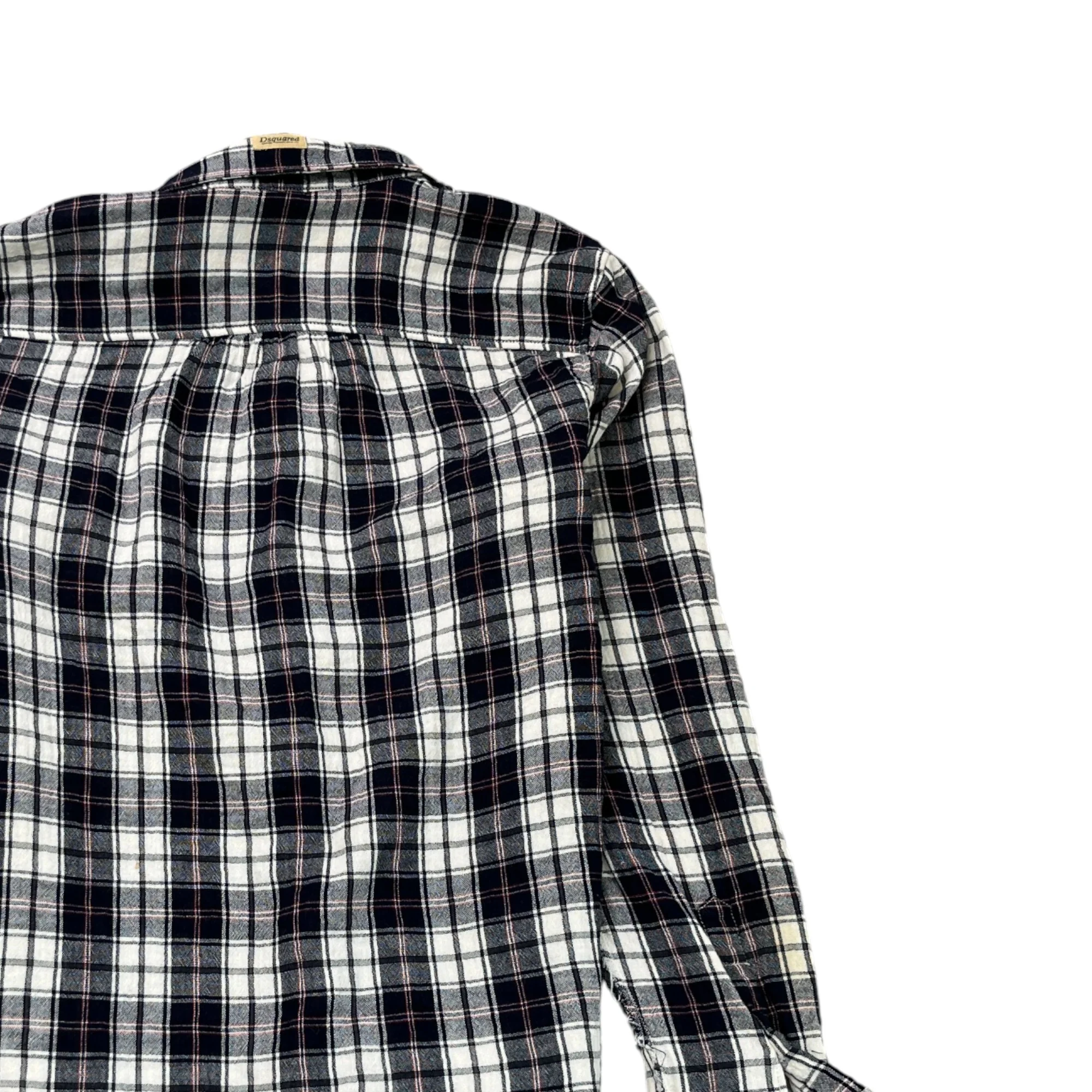 Men's Checkered OverShirt Black Size IT 50 / UK L - Image 4