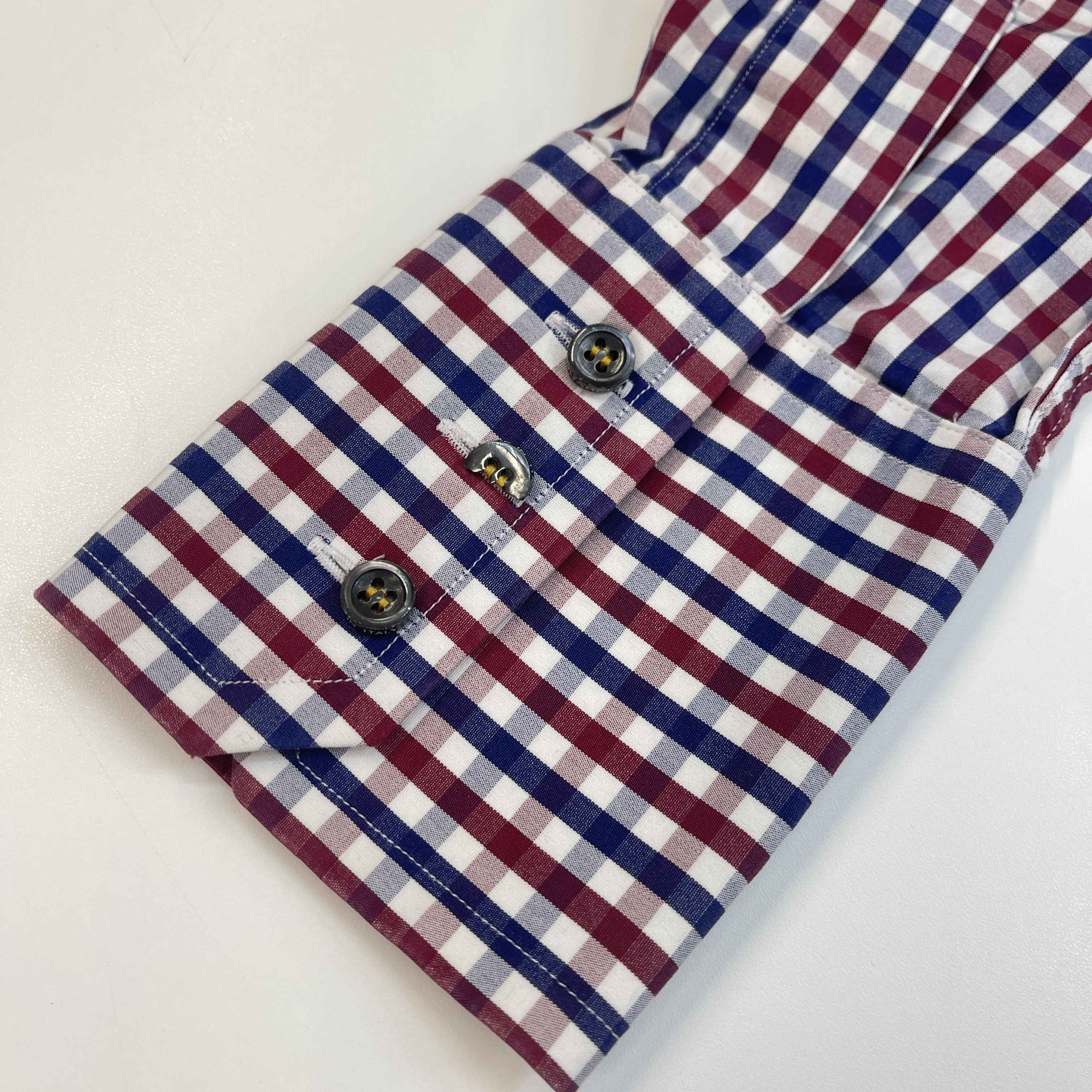 Men's Checkered Shirt Navy Size IT 48 / UK M - Image 10