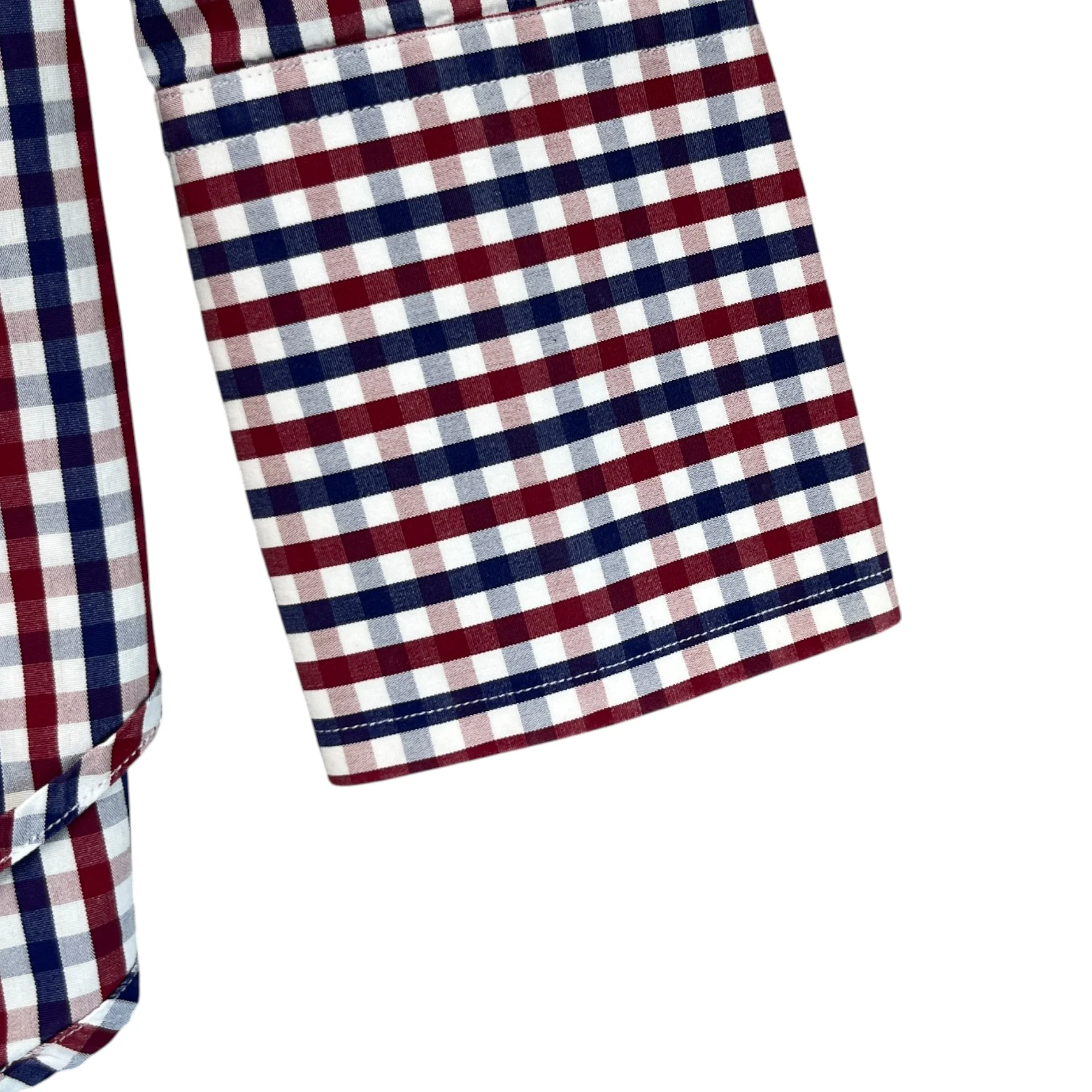 Men's Checkered Shirt Navy Size IT 48 / UK M - Image 6