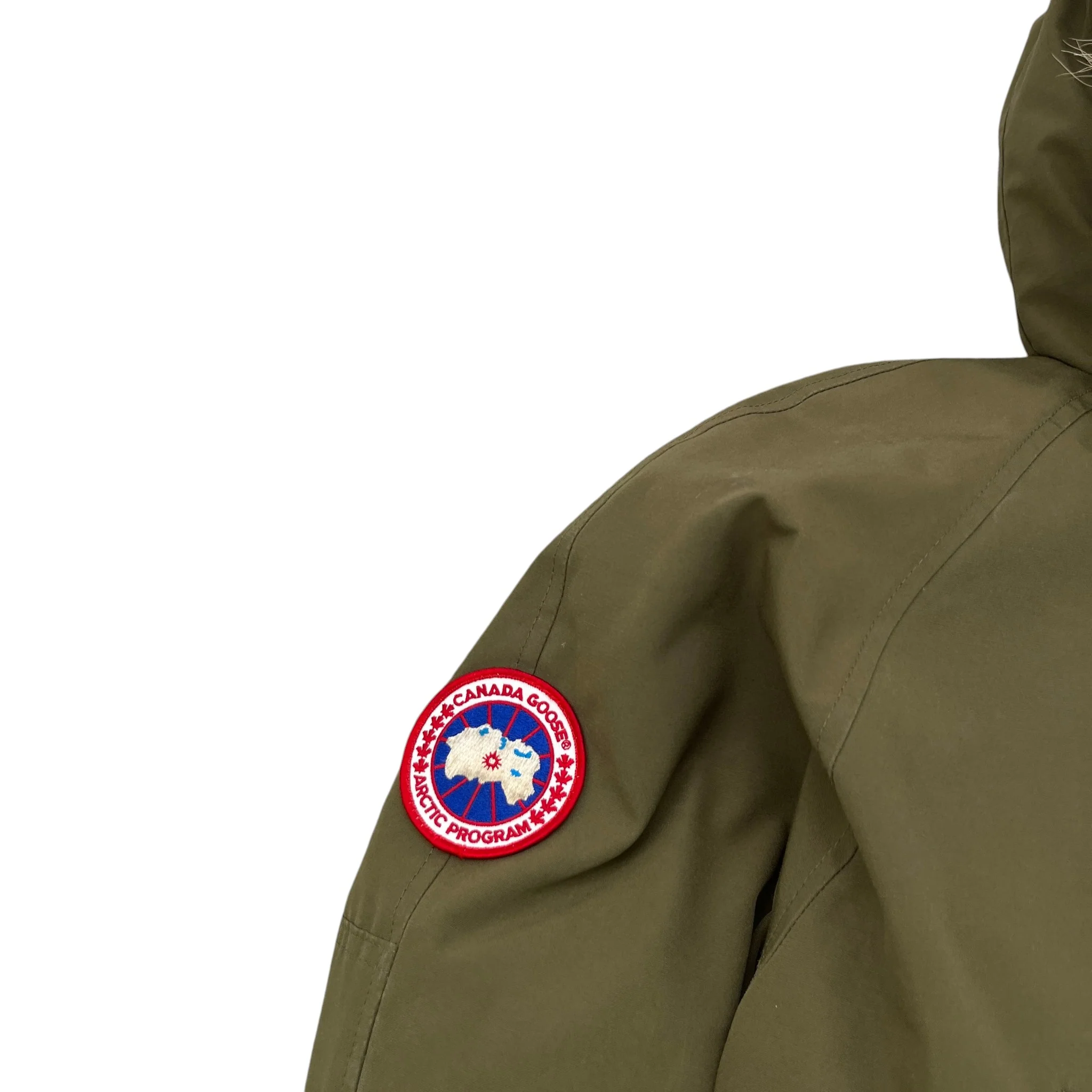 Men's Chilliwack Bomber Down Jacket Khaki Size L - Image 5