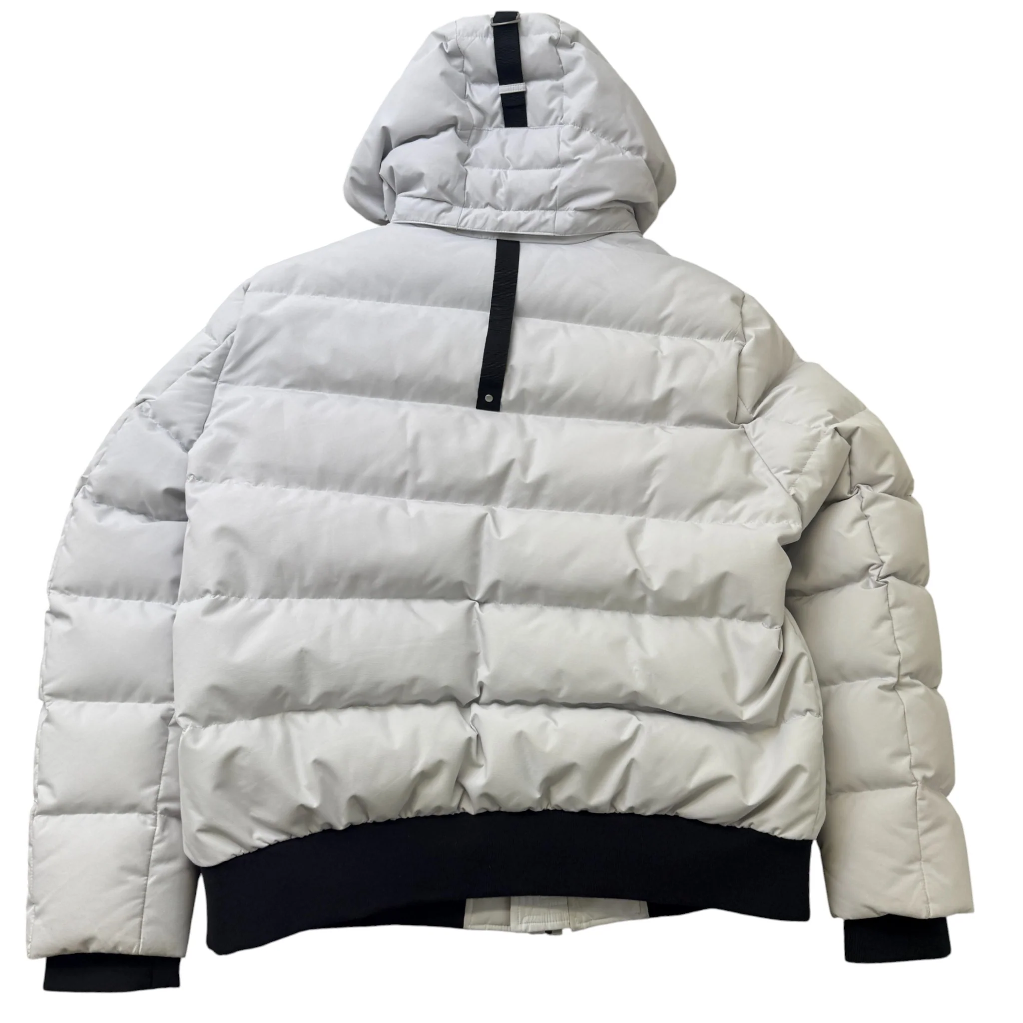Men's Cloud Bomber Down Jacket White Size XXL - Image 2