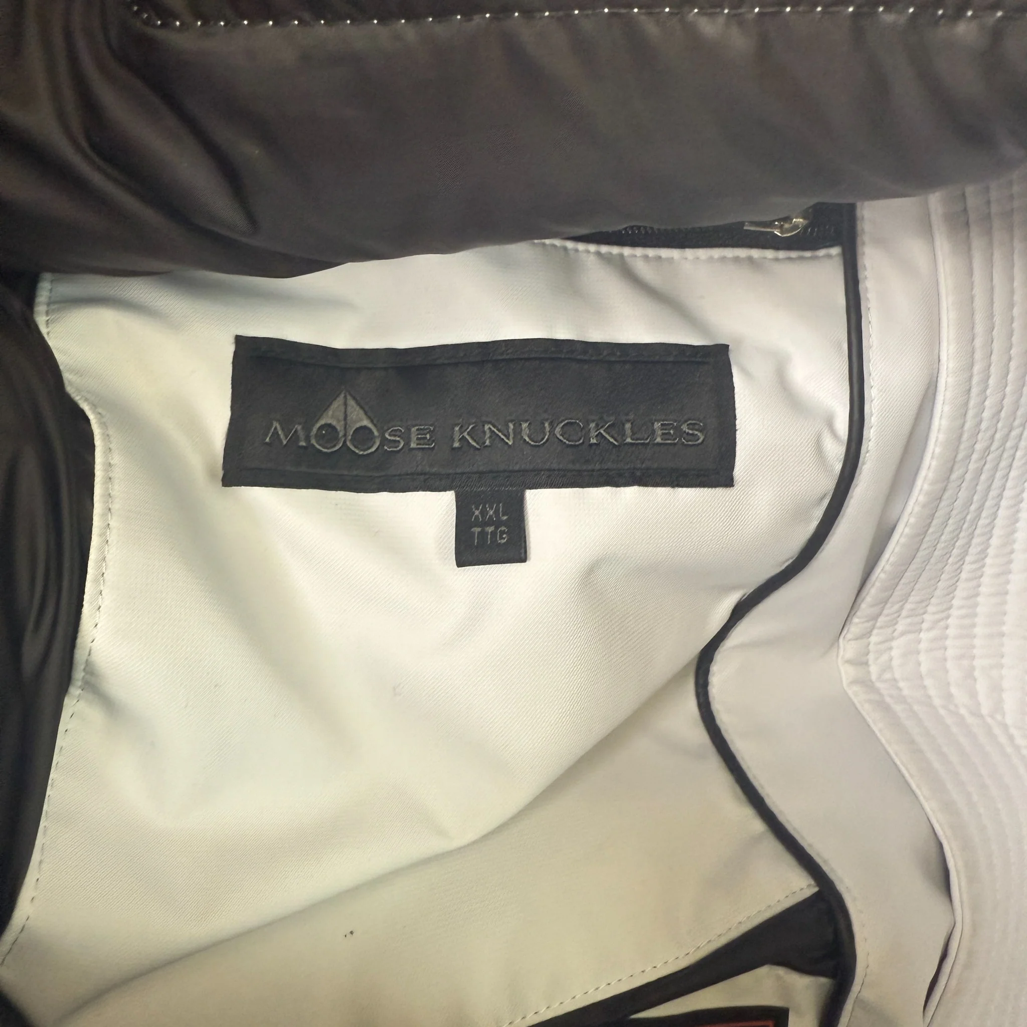 Men's Cloud Bomber Down Jacket White Size XXL - Image 6