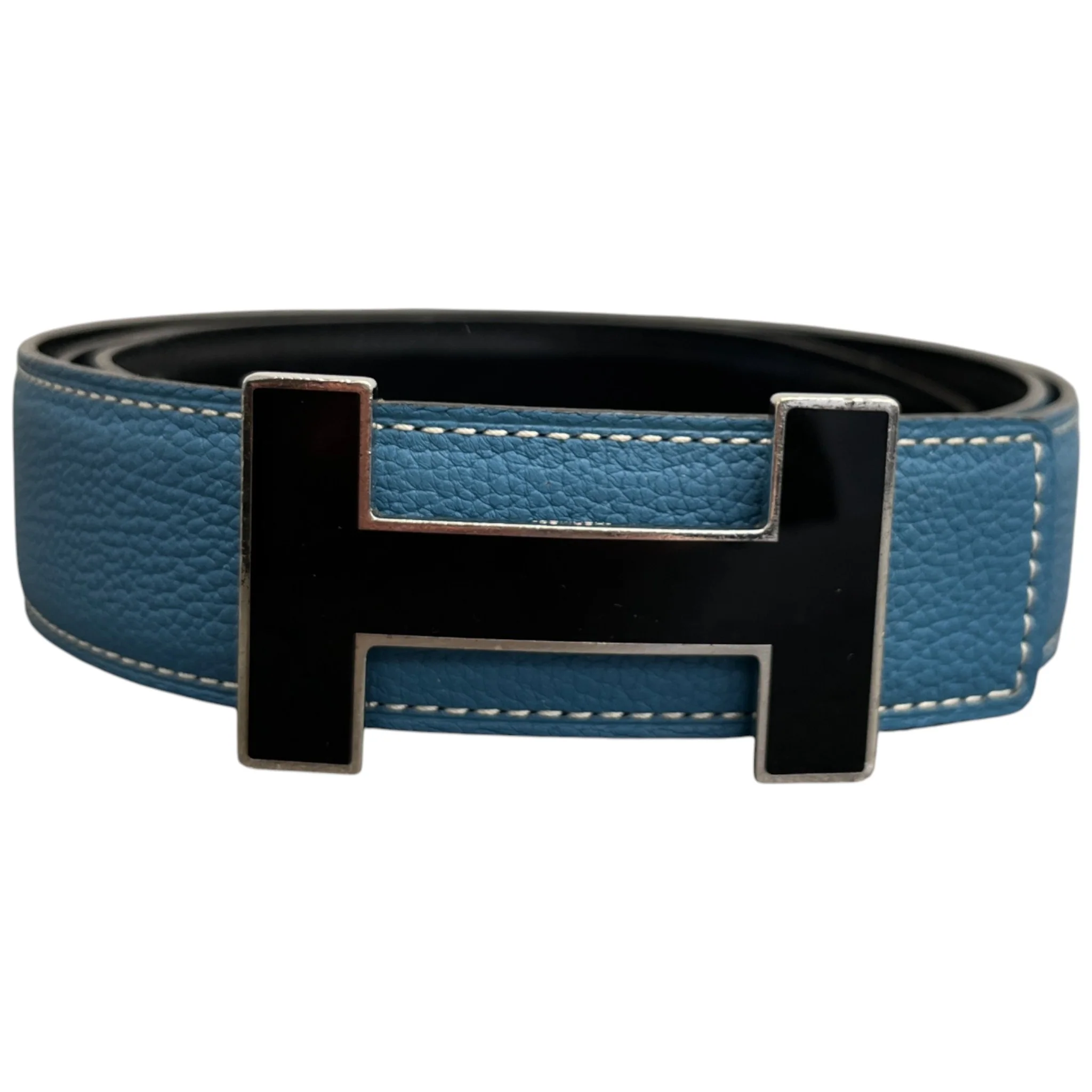 Men's Constance Buckle & Reversible Belt Black Size Waist 32" - Image 2
