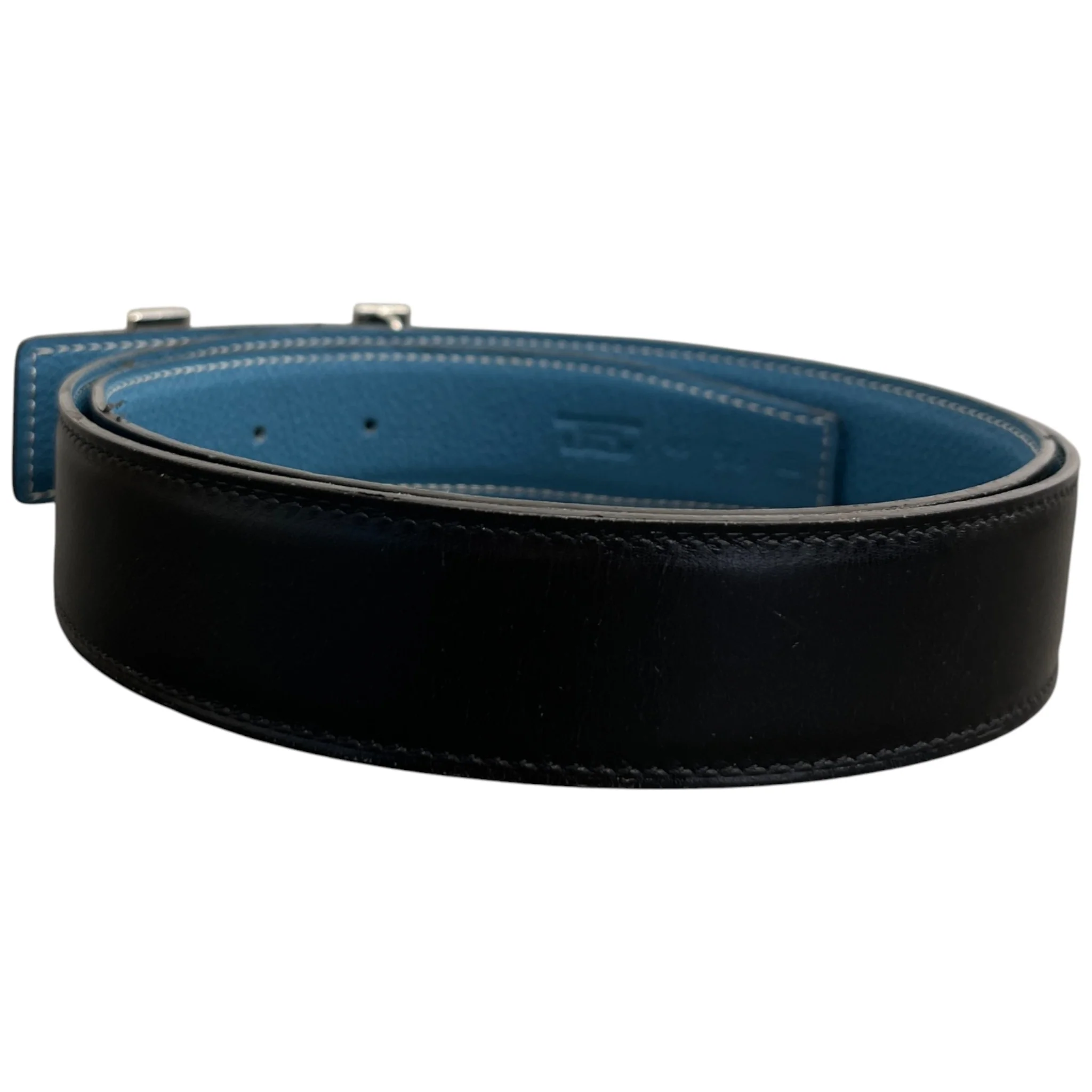 Men's Constance Buckle & Reversible Belt Black Size Waist 32" - Image 5