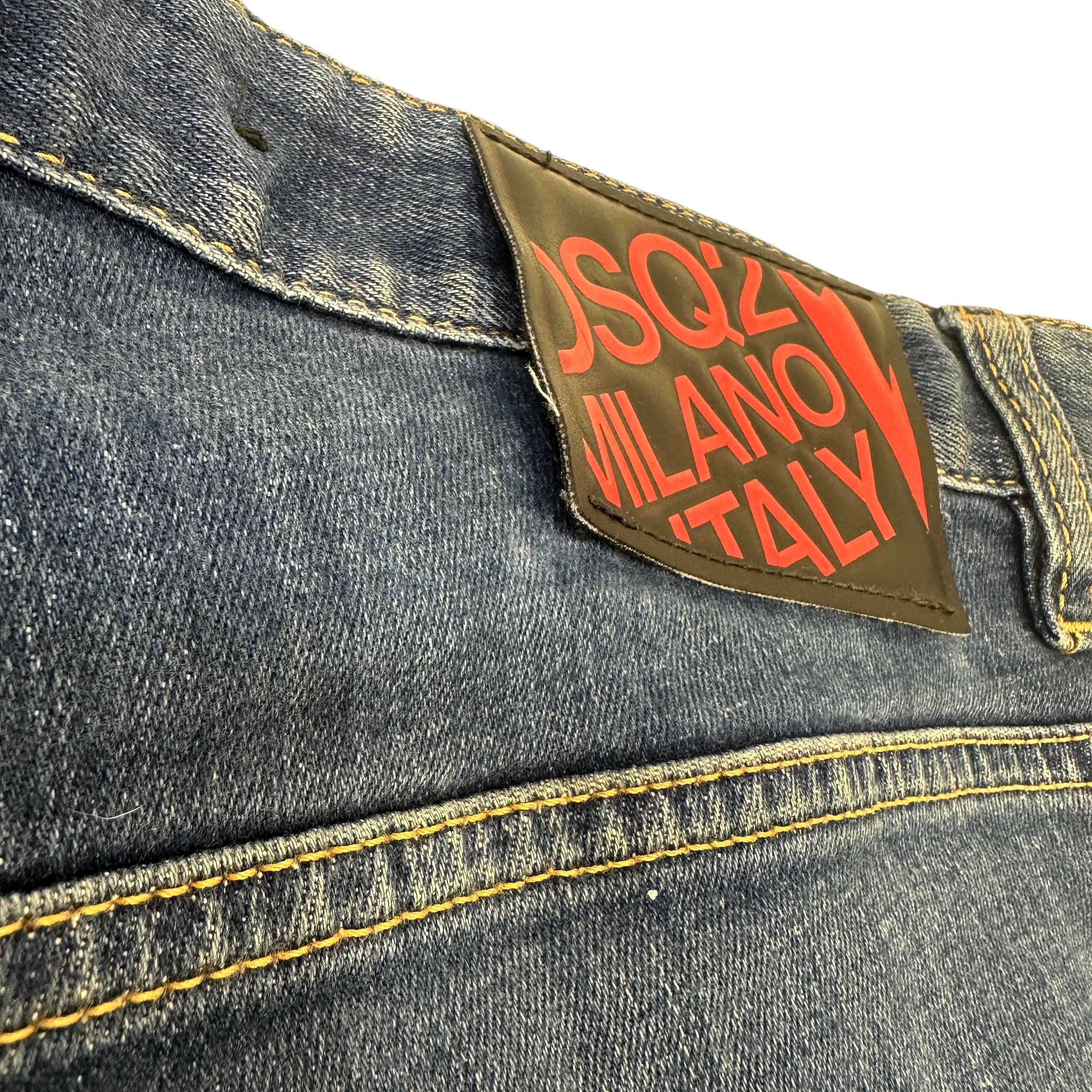Men's Cool Guy Distressed Jeans Blue Size IT 46 / UK 30 - Image 11