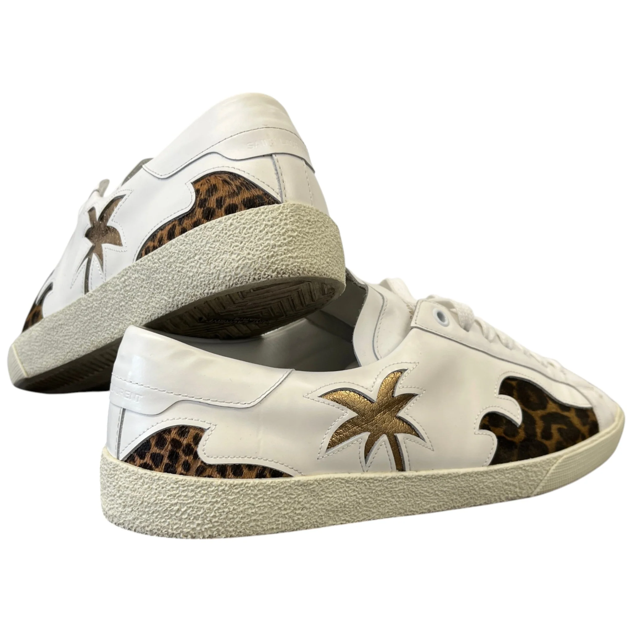 Men's Court Classic Low Trainers White Size EU 42 / UK 8 - Image 10