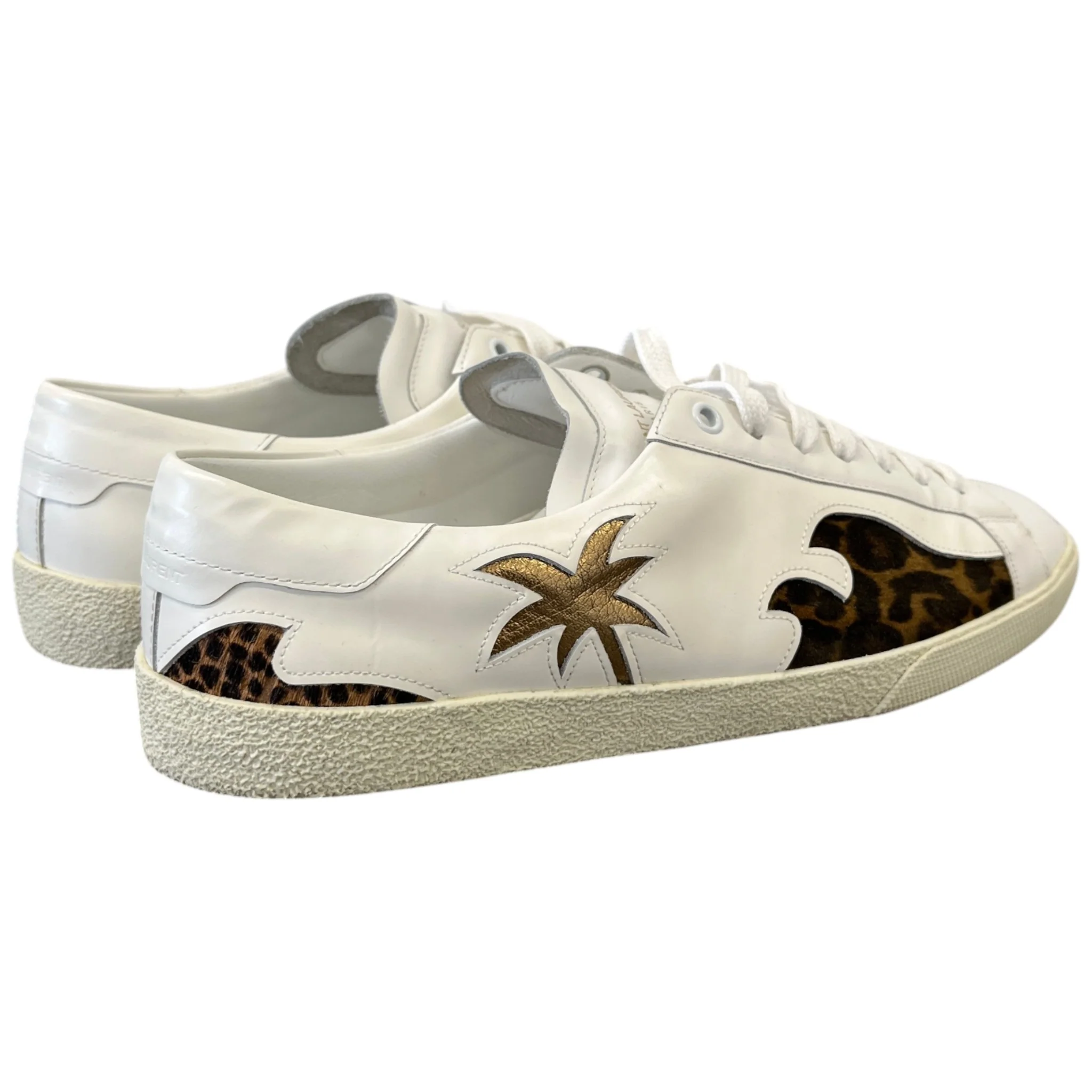 Men's Court Classic Low Trainers White Size EU 42 / UK 8 - Image 8