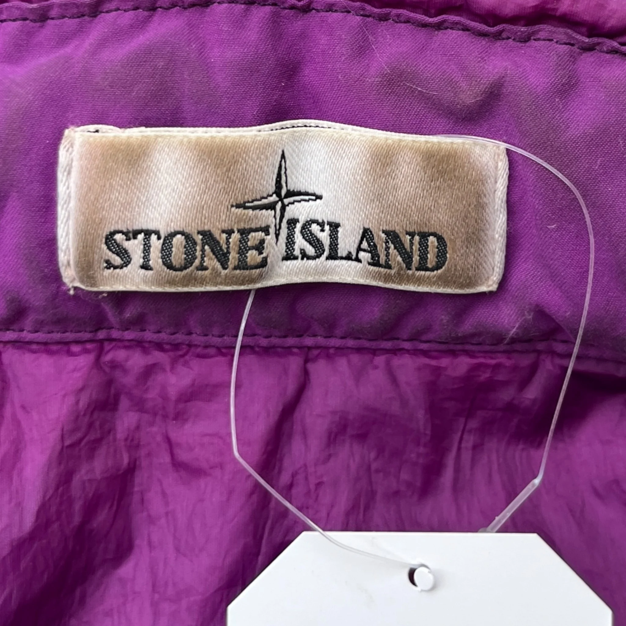 Men's Crinkle Reps Down Jacket Purple Size L - Image 8