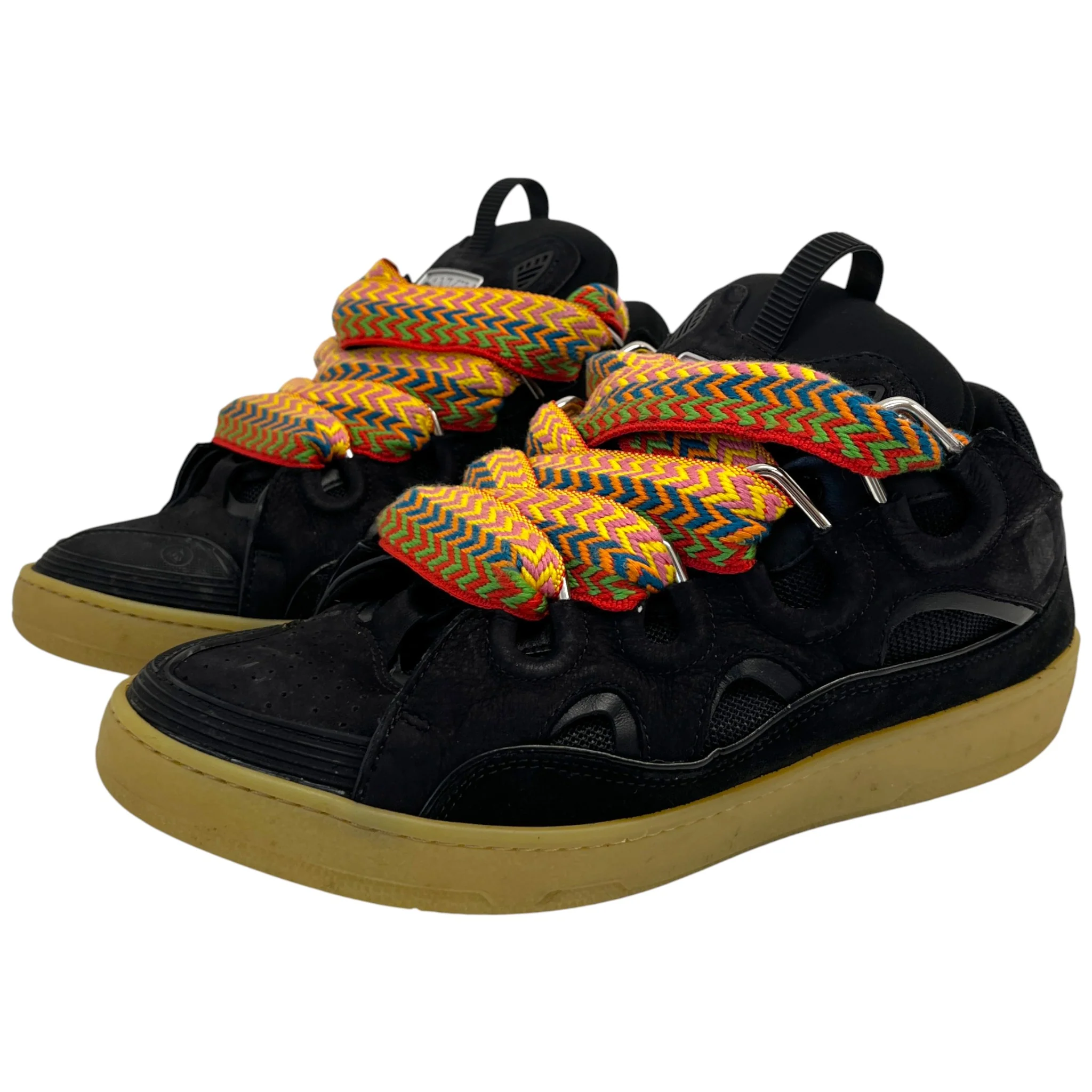 Men's Curb Low Trainers Black Size EU 43 / UK 9 - Image 8