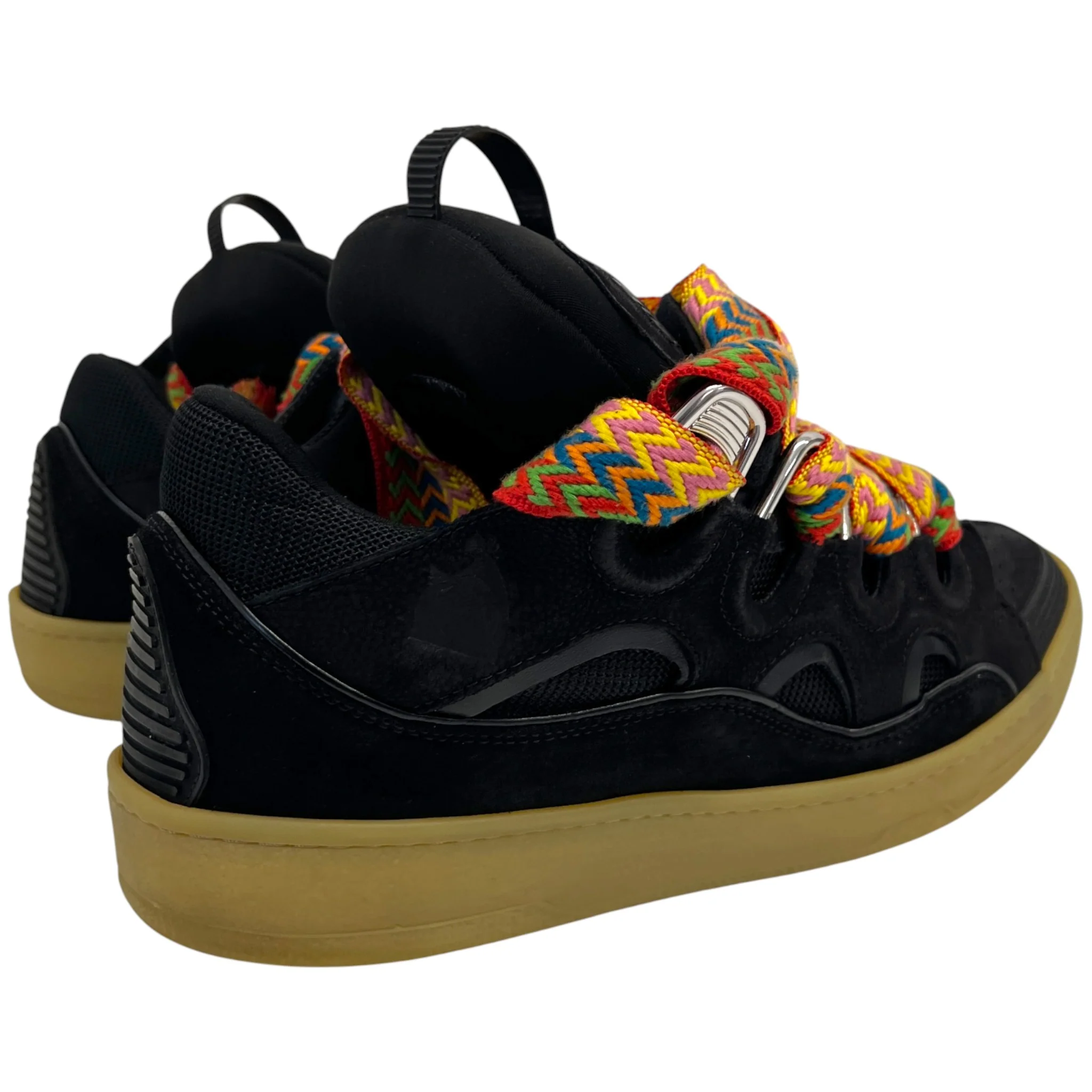 Men's Curb Low Trainers Black Size EU 43 / UK 9 - Image 9