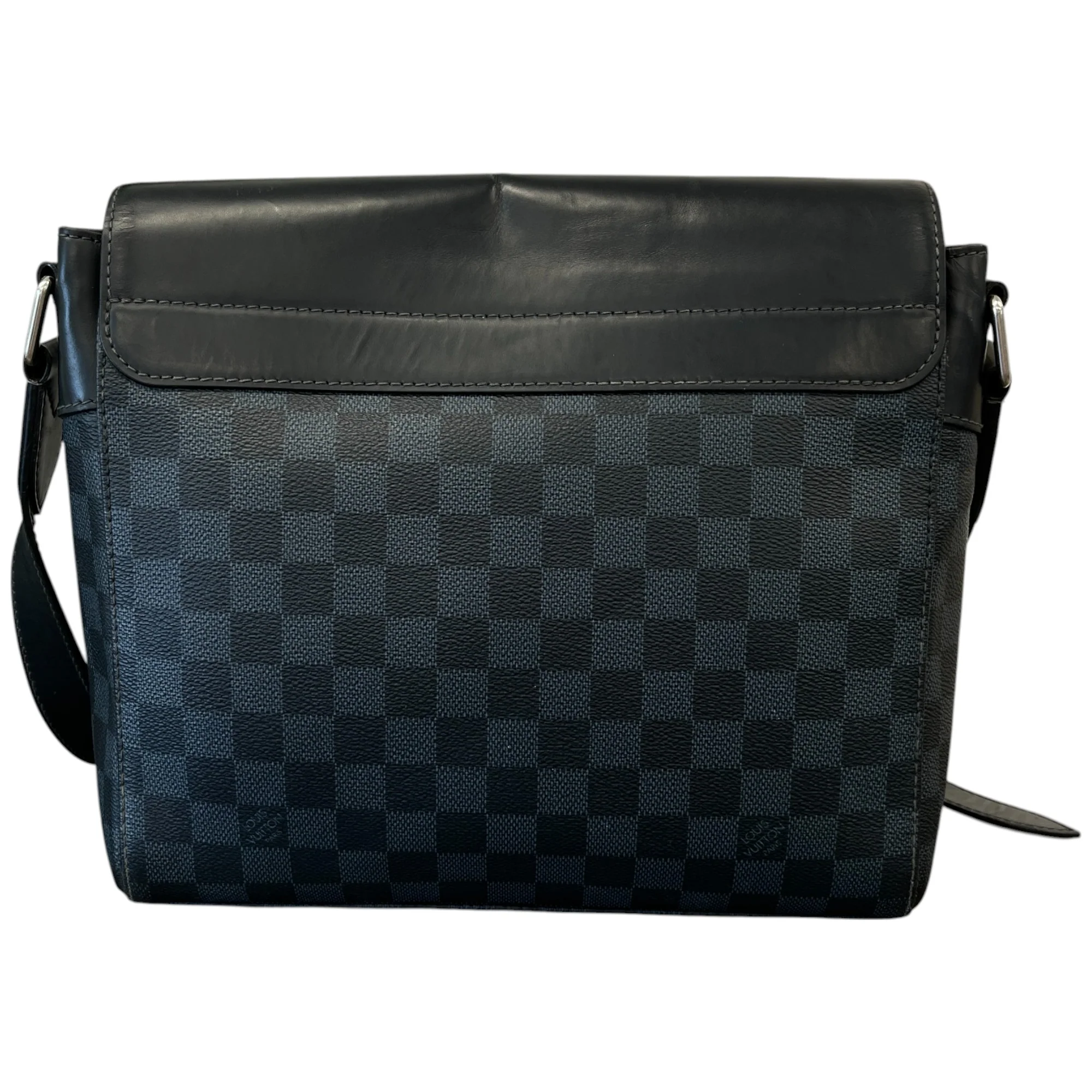 Men's Damier Colbalt Newport Bag Black - Image 4