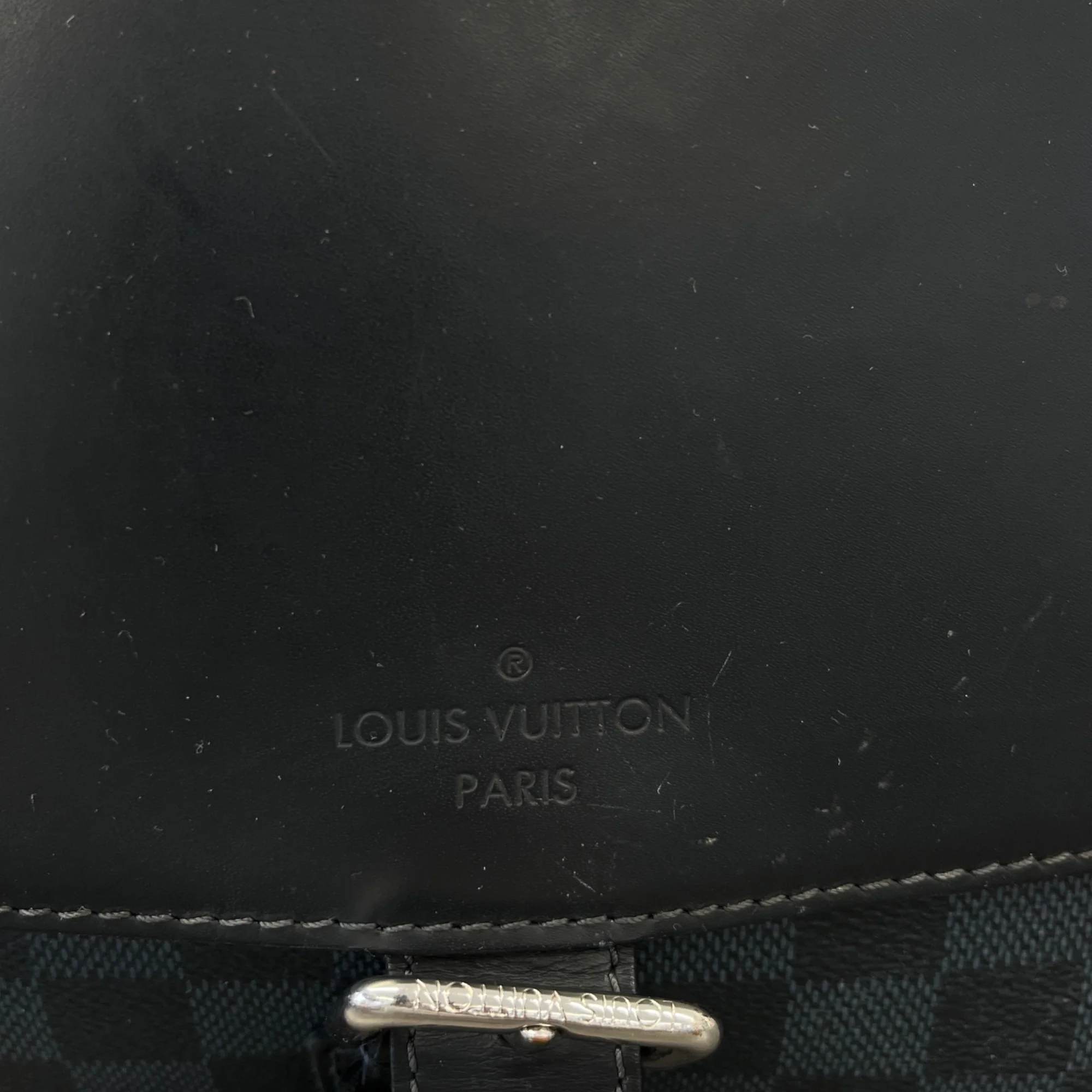 Men's Damier Colbalt Newport Bag Black - Image 7