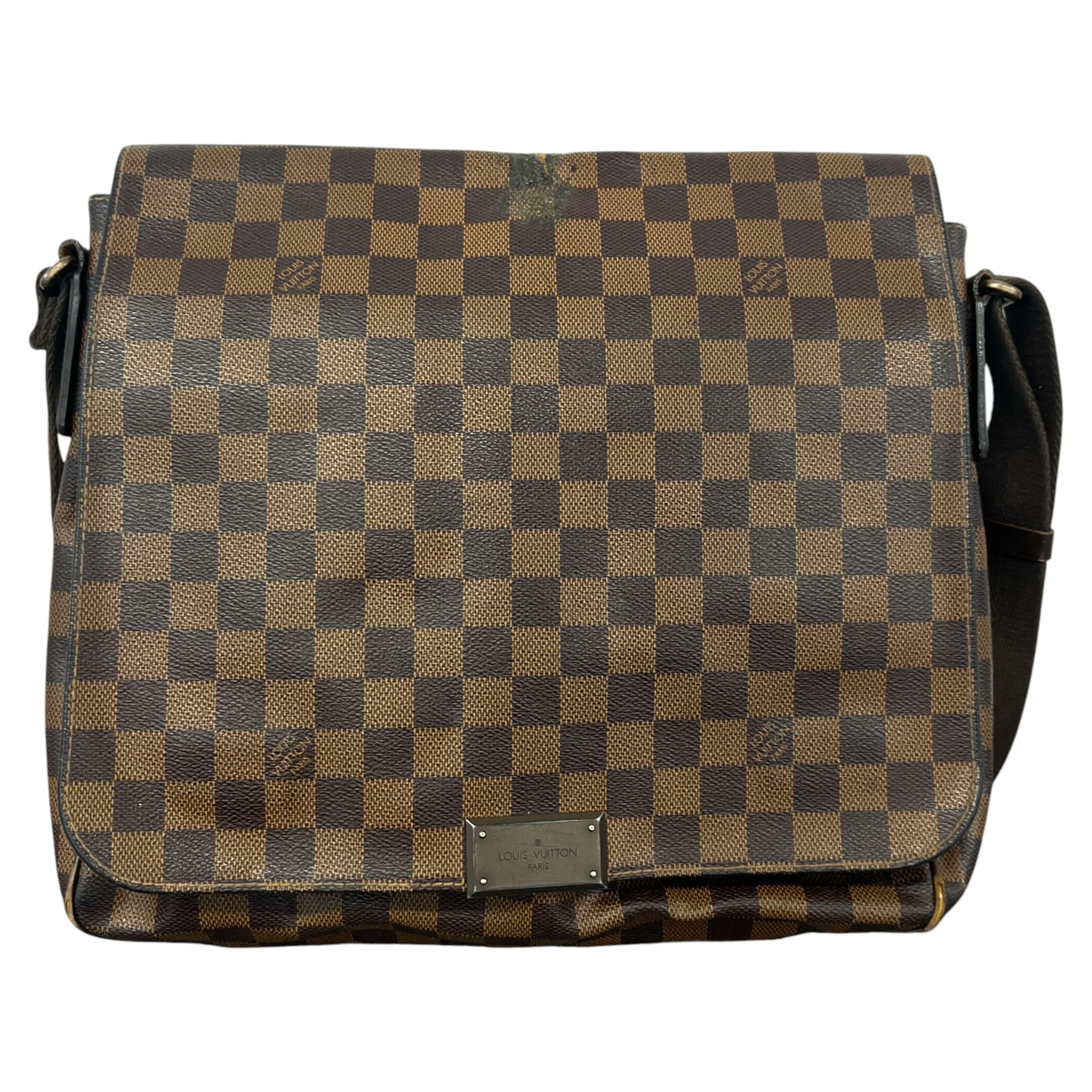 Men's Damier Ebene District Mm Messenger Bag Brown - Image 3