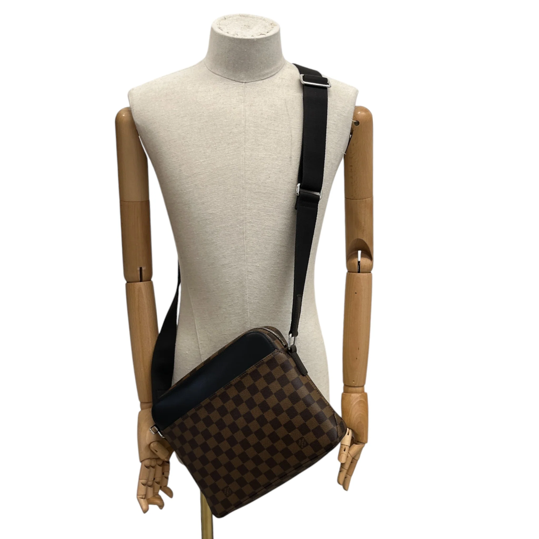 Men's Damier Ebene Jake Pm Messenger Bag Brown - Image 2