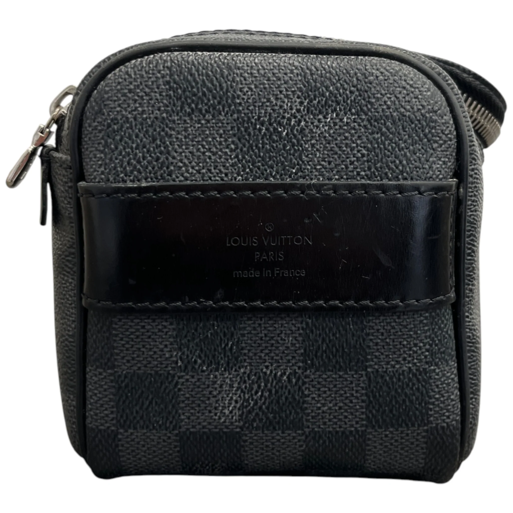 Men's Damier Graphite Toiletry Bag Black - Image 5