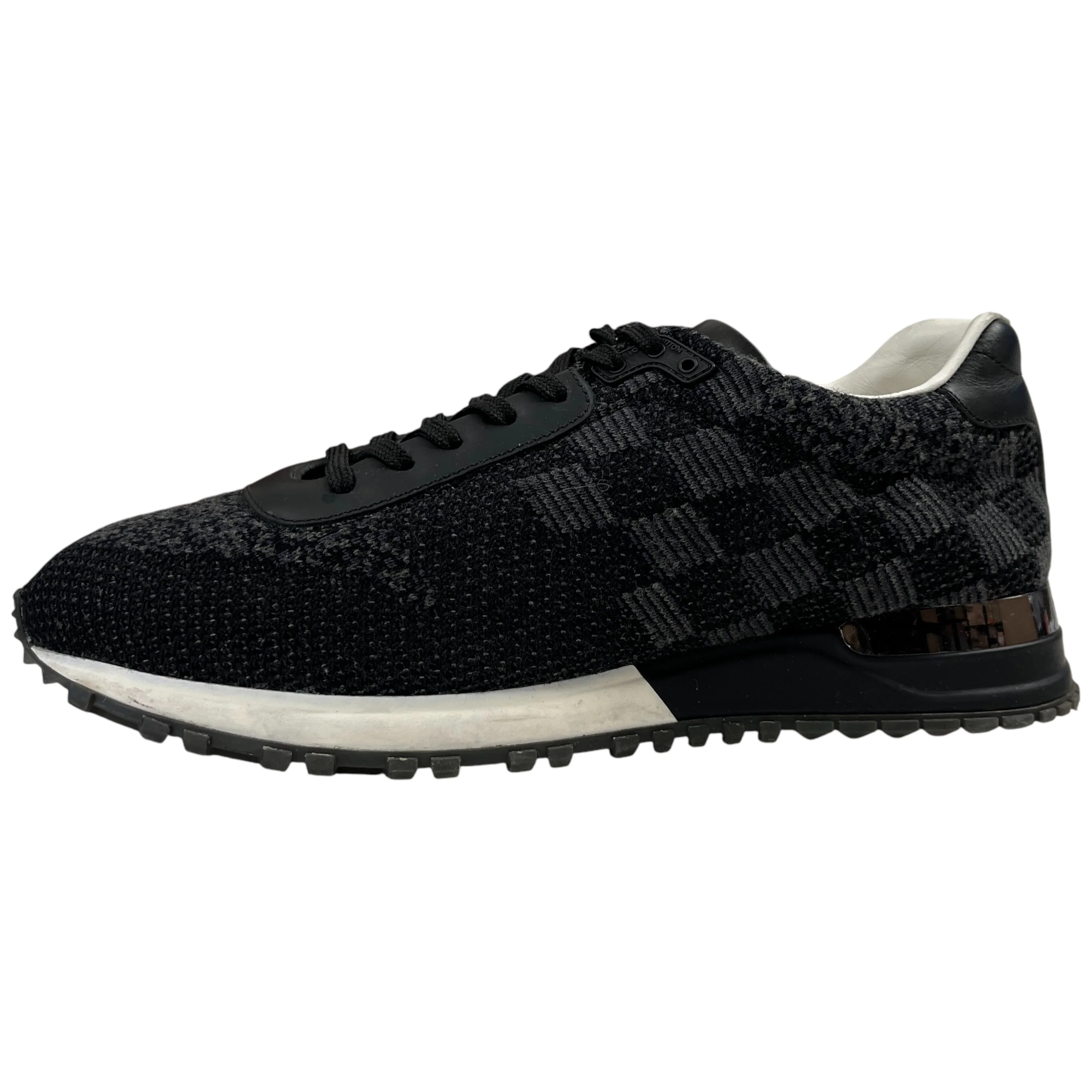 Men's Damier Run Away Low Trainers Black Size EU 39.5 / UK 5.5 - Image 5