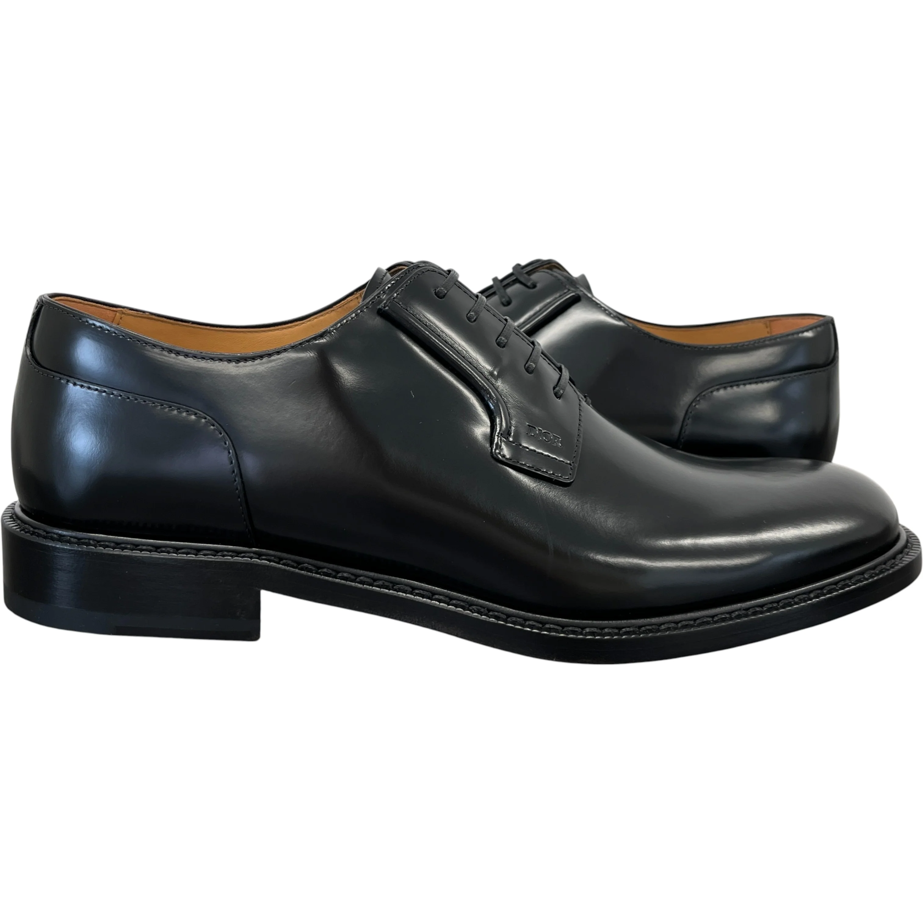 Men's Derby Low Trainers Black Size EU 45 / UK 11 - Image 3