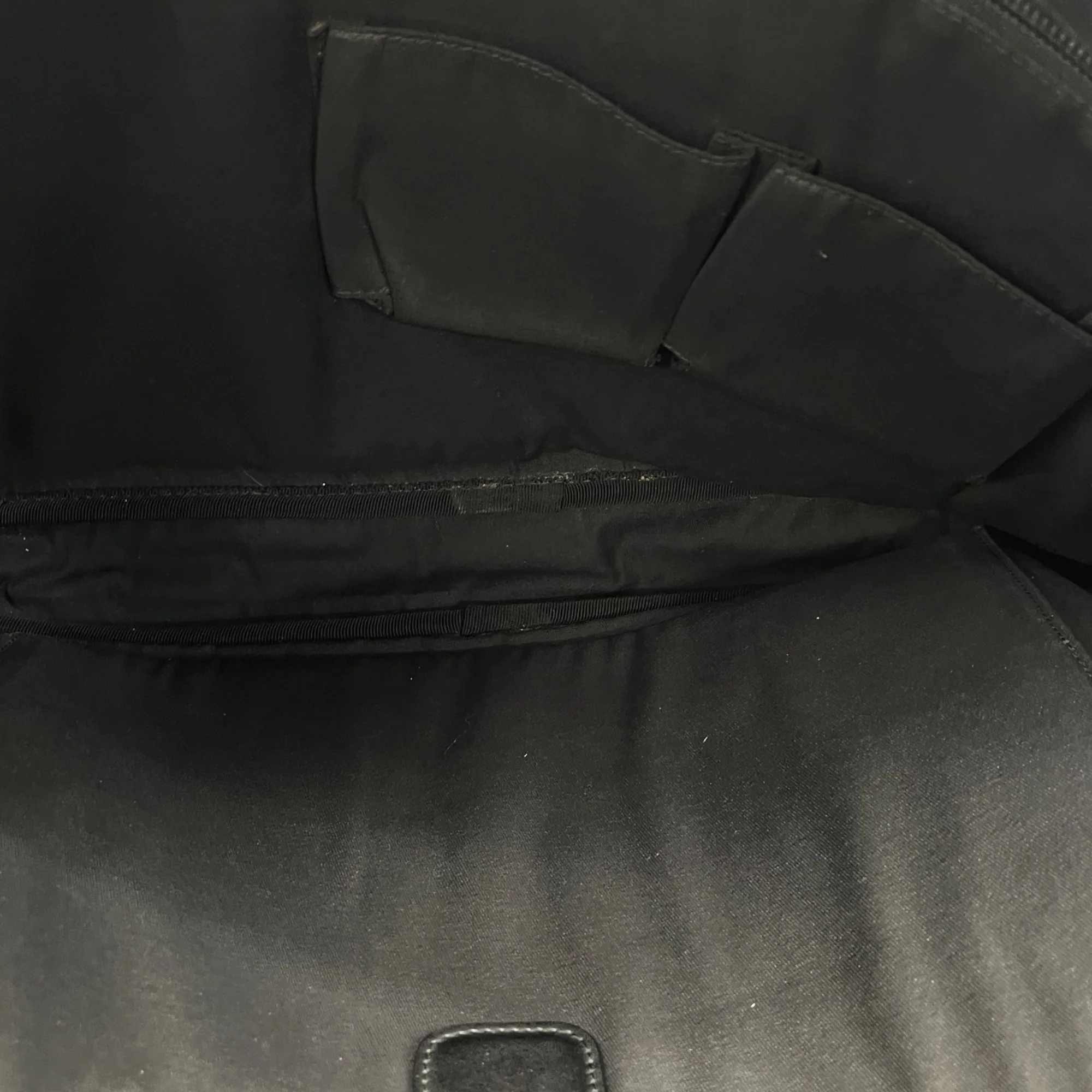 Men's Diamante Plaque Logo Bag Black - Image 11