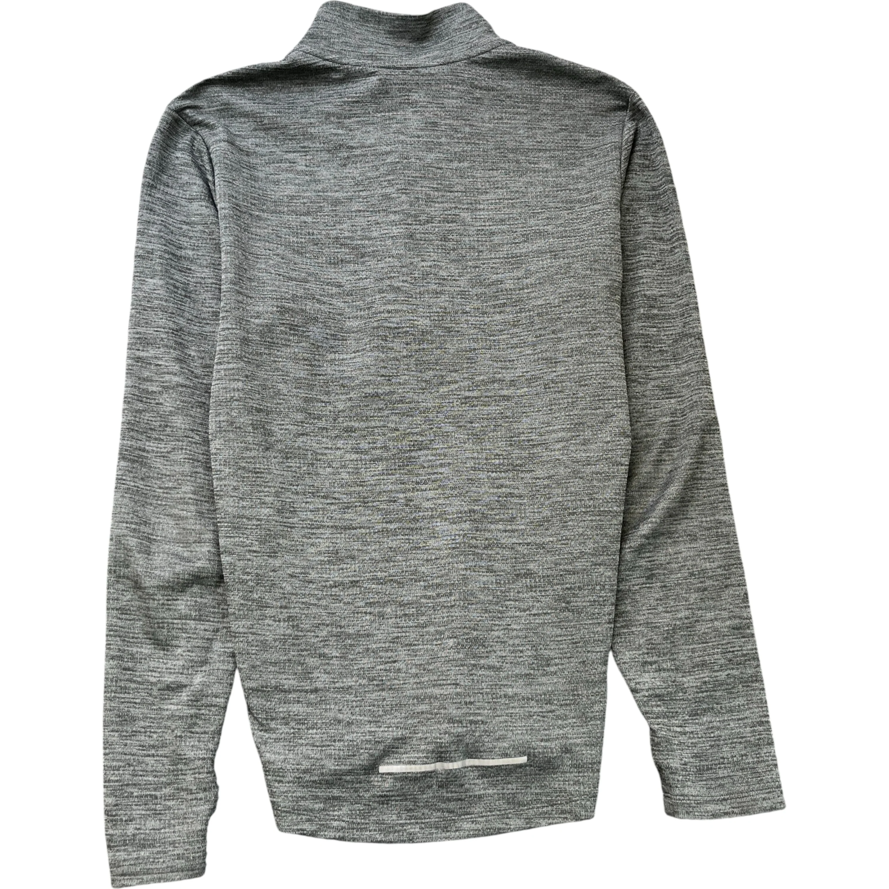 Men's Dri Fit 1/4 Zip Sweatshirt Grey Size S - Image 2