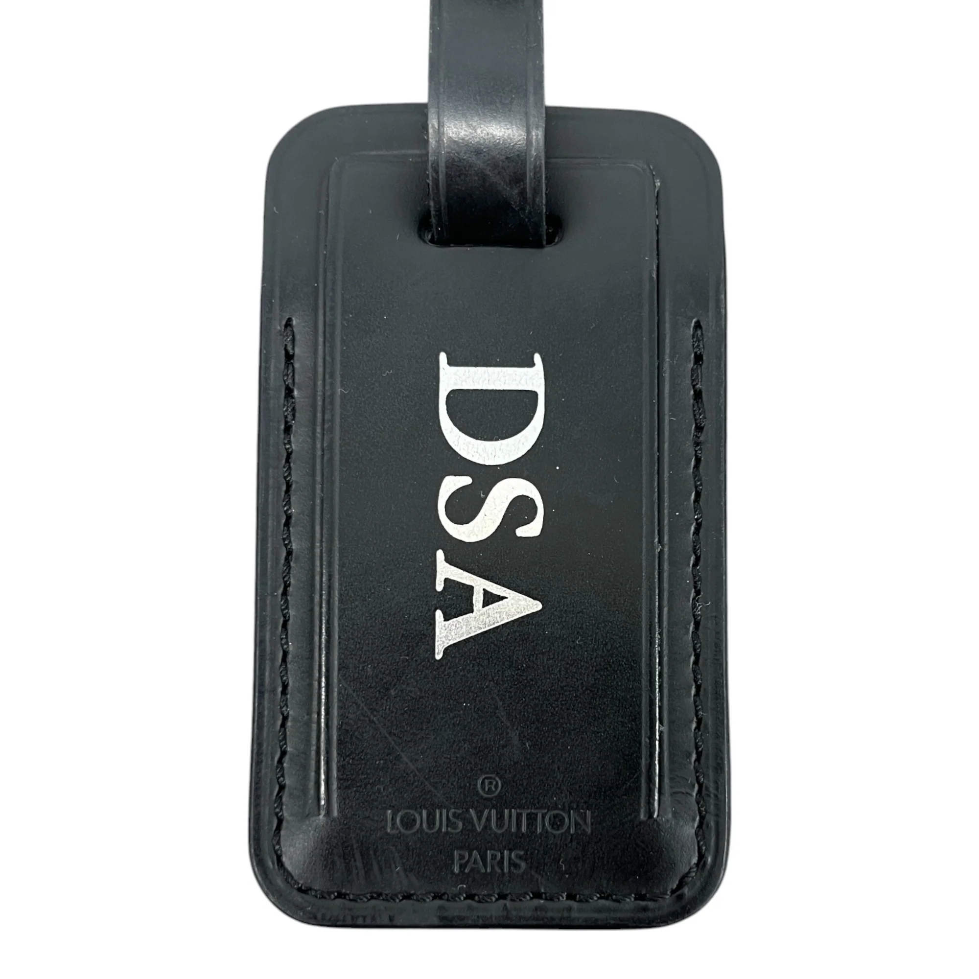 Men's Dsa Initials Luggage Tag Black - Image 3