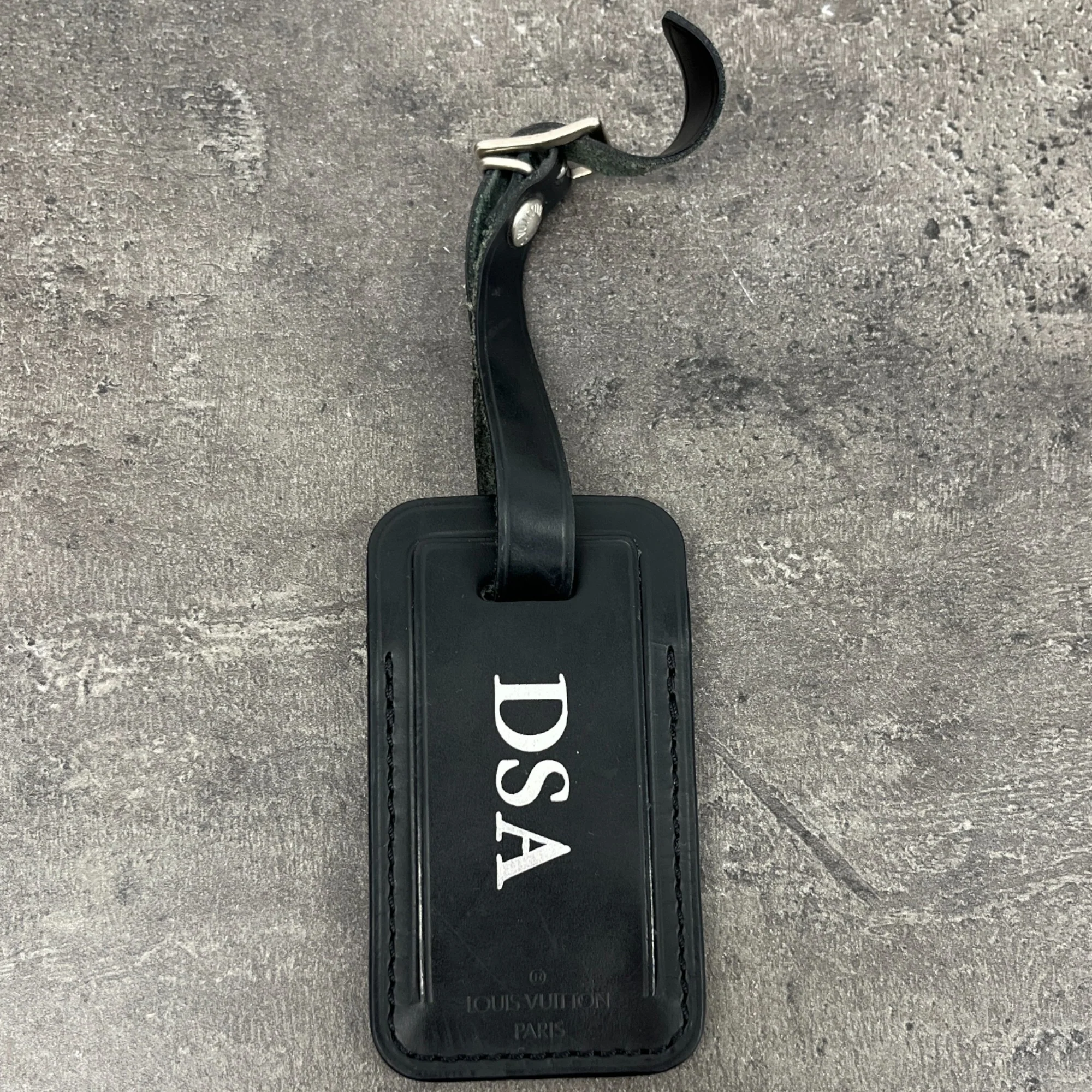 Men's Dsa Initials Luggage Tag Black - Image 6