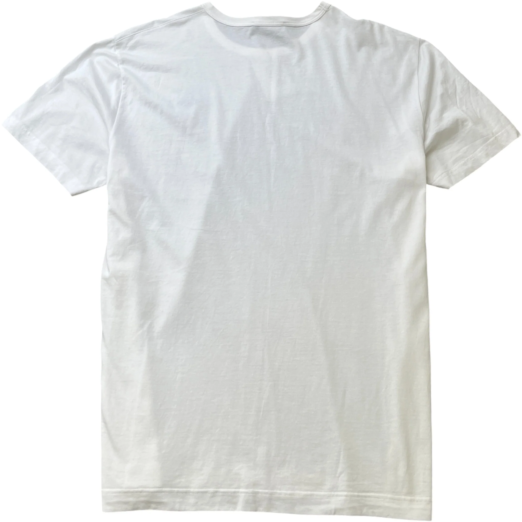 Men's Embroidered Crown Logo T-Shirt White Size XXXL - Image 2