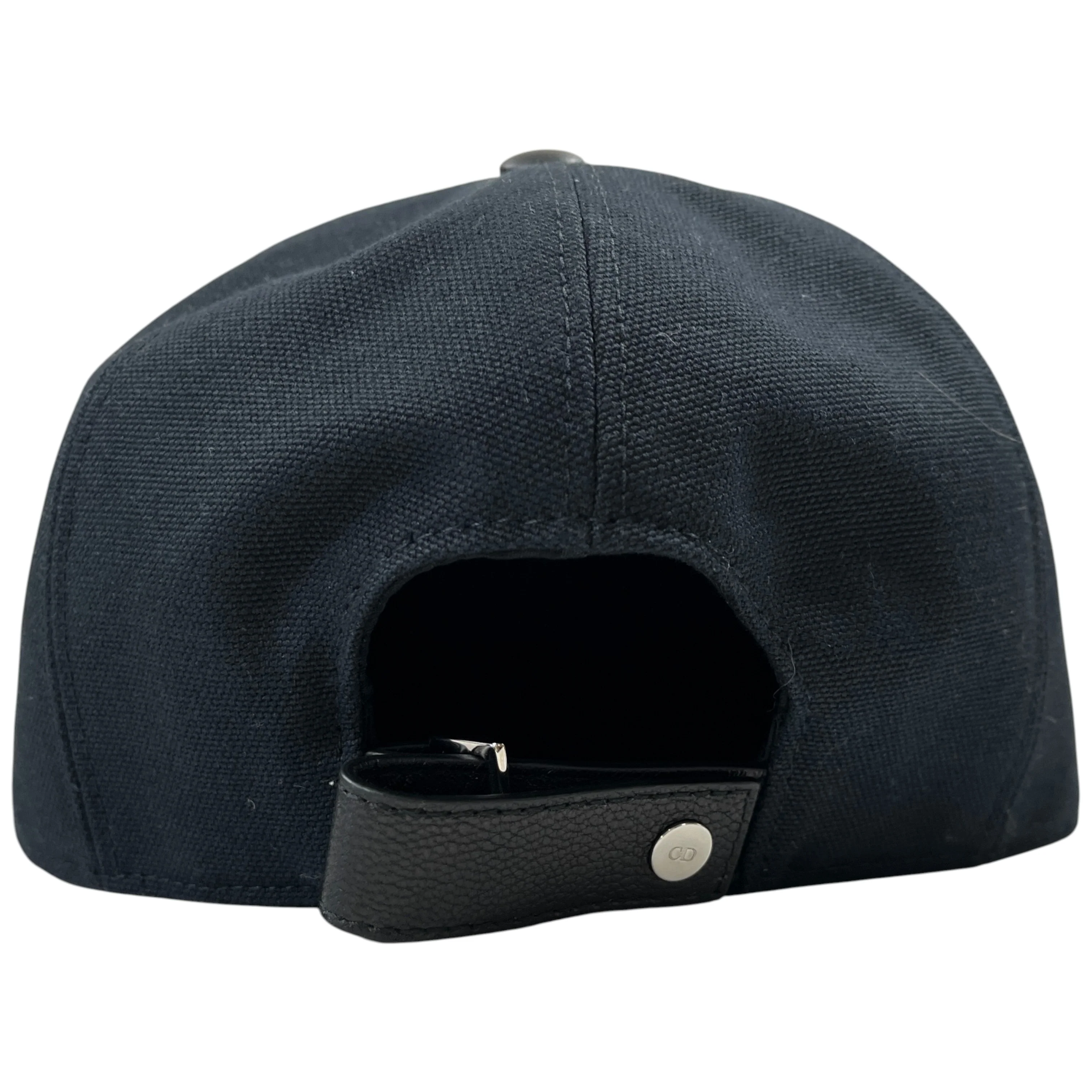 Men's Embroidered Logo Cap Navy - Image 3