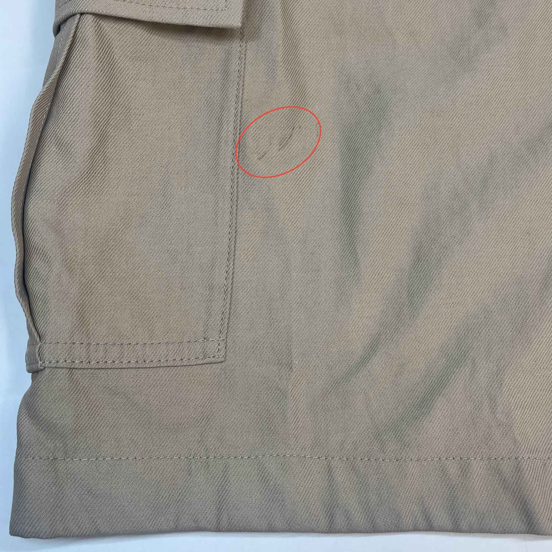Men's Embroidered Logo Cargo Shorts Beige Size IT 58 / UK 42 - Image 13