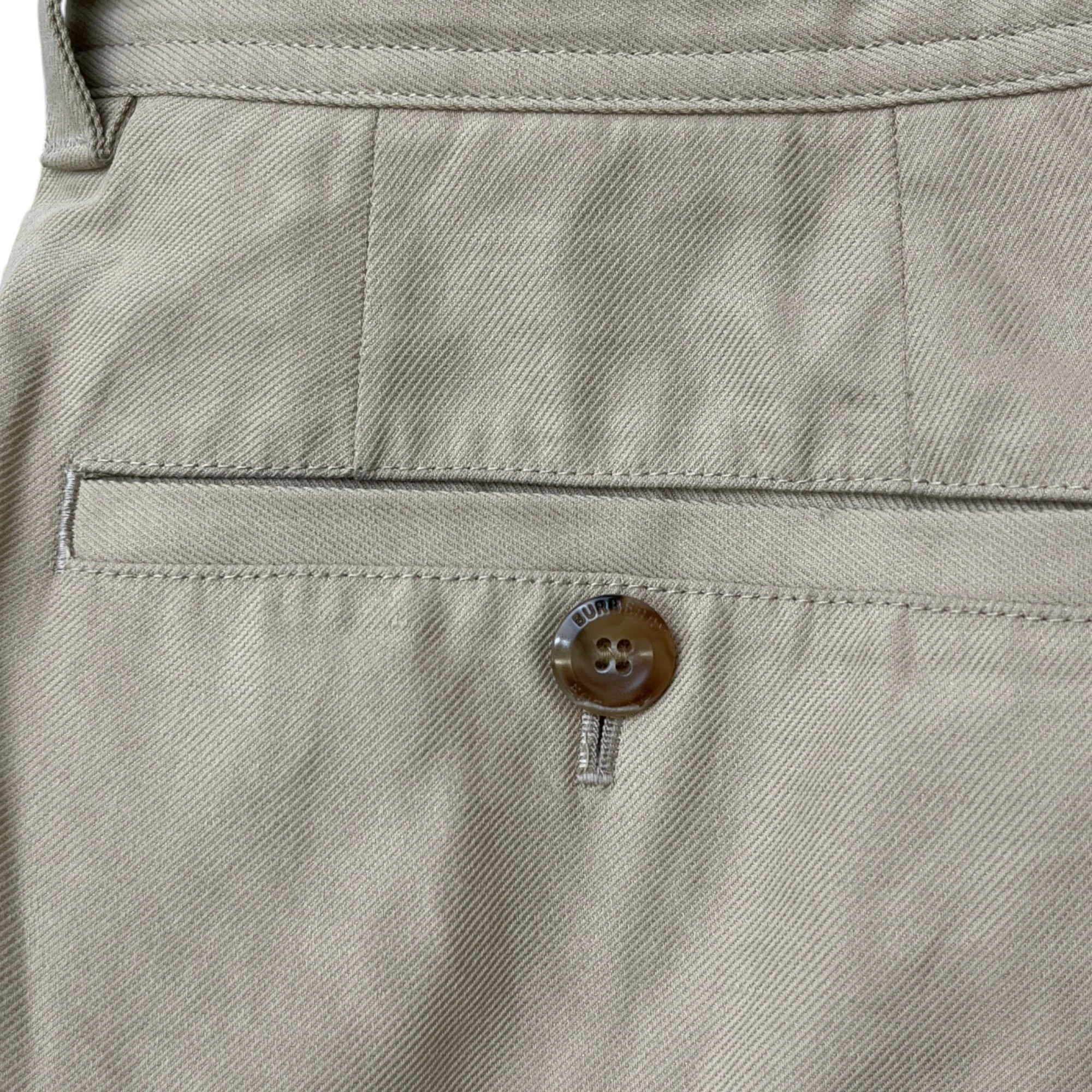 Men's Embroidered Logo Cargo Shorts Beige Size IT 58 / UK 42 - Image 7