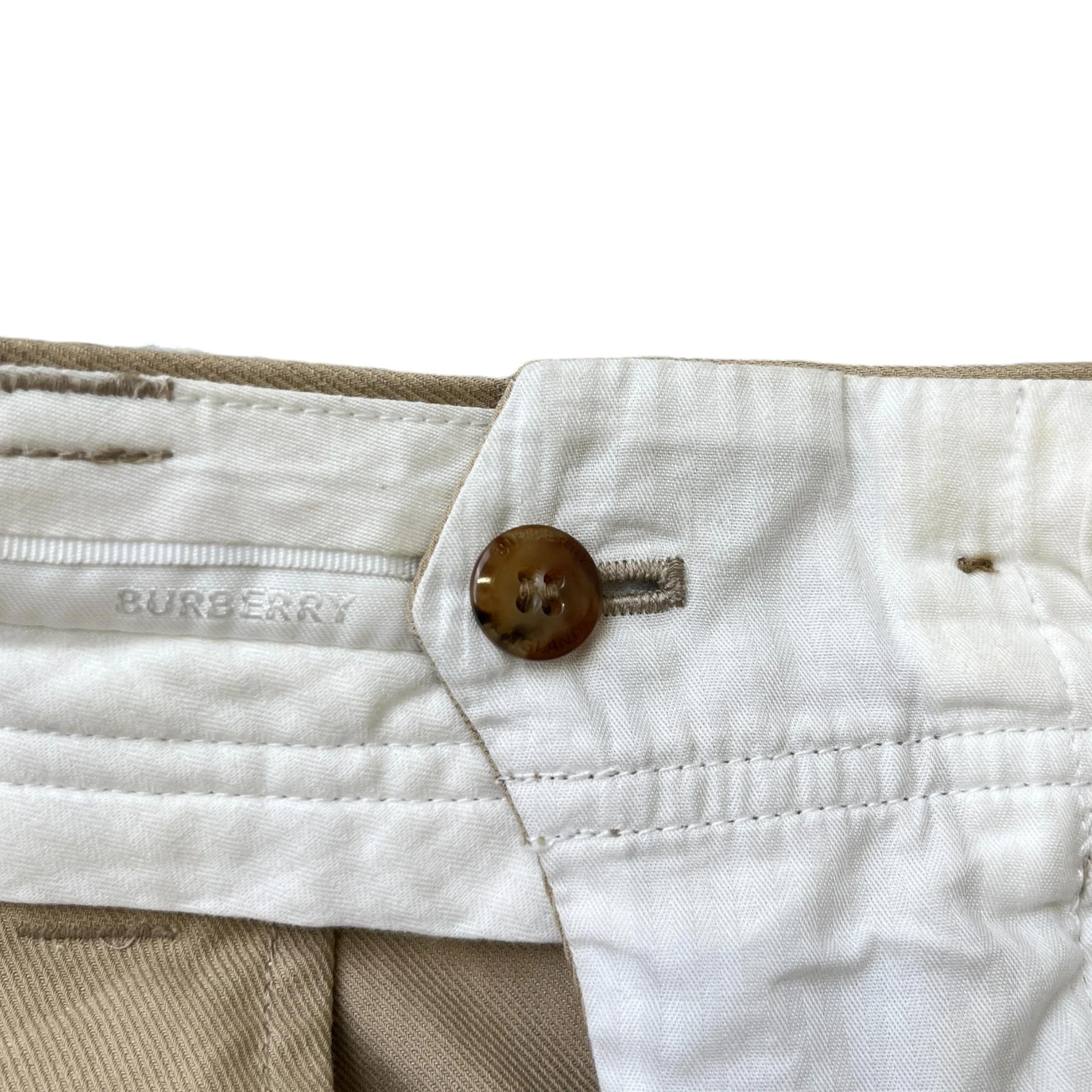 Men's Embroidered Logo Cargo Shorts Beige Size IT 58 / UK 42 - Image 9