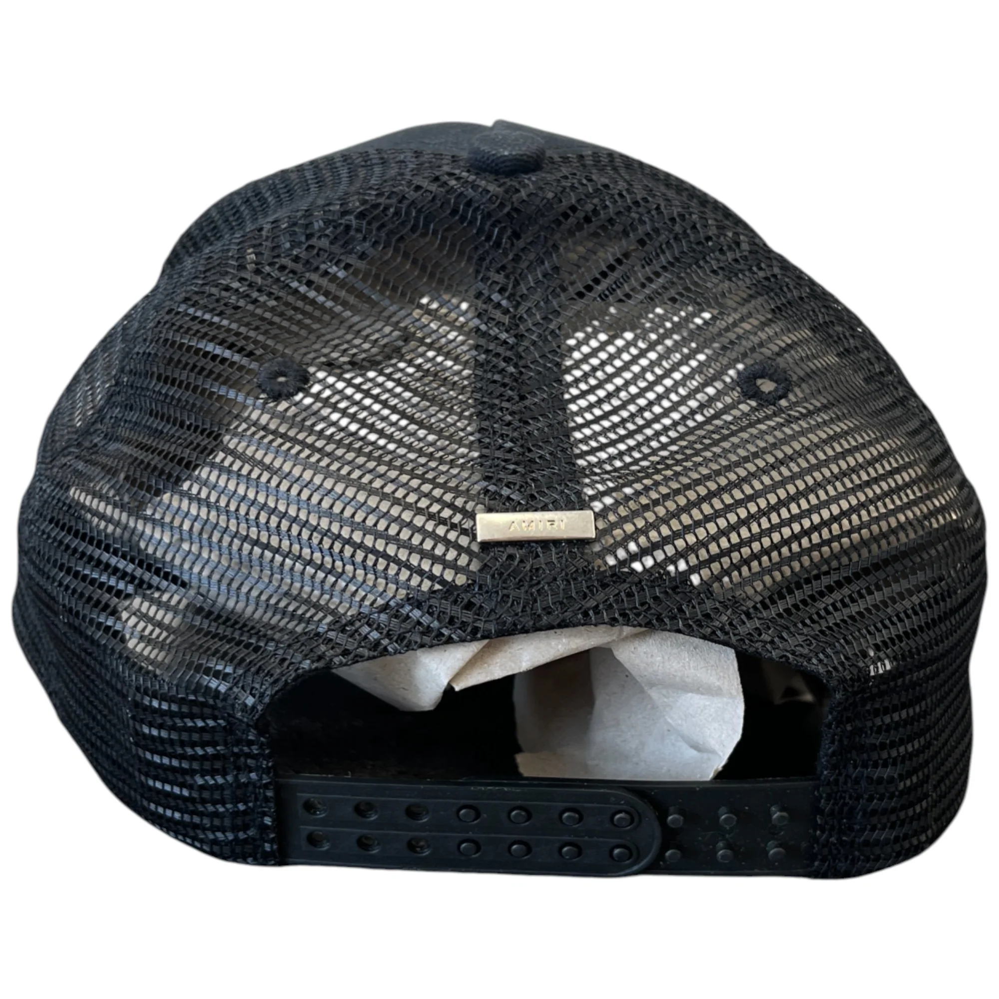 Men's Embroidered Logo Hat Black - Image 4