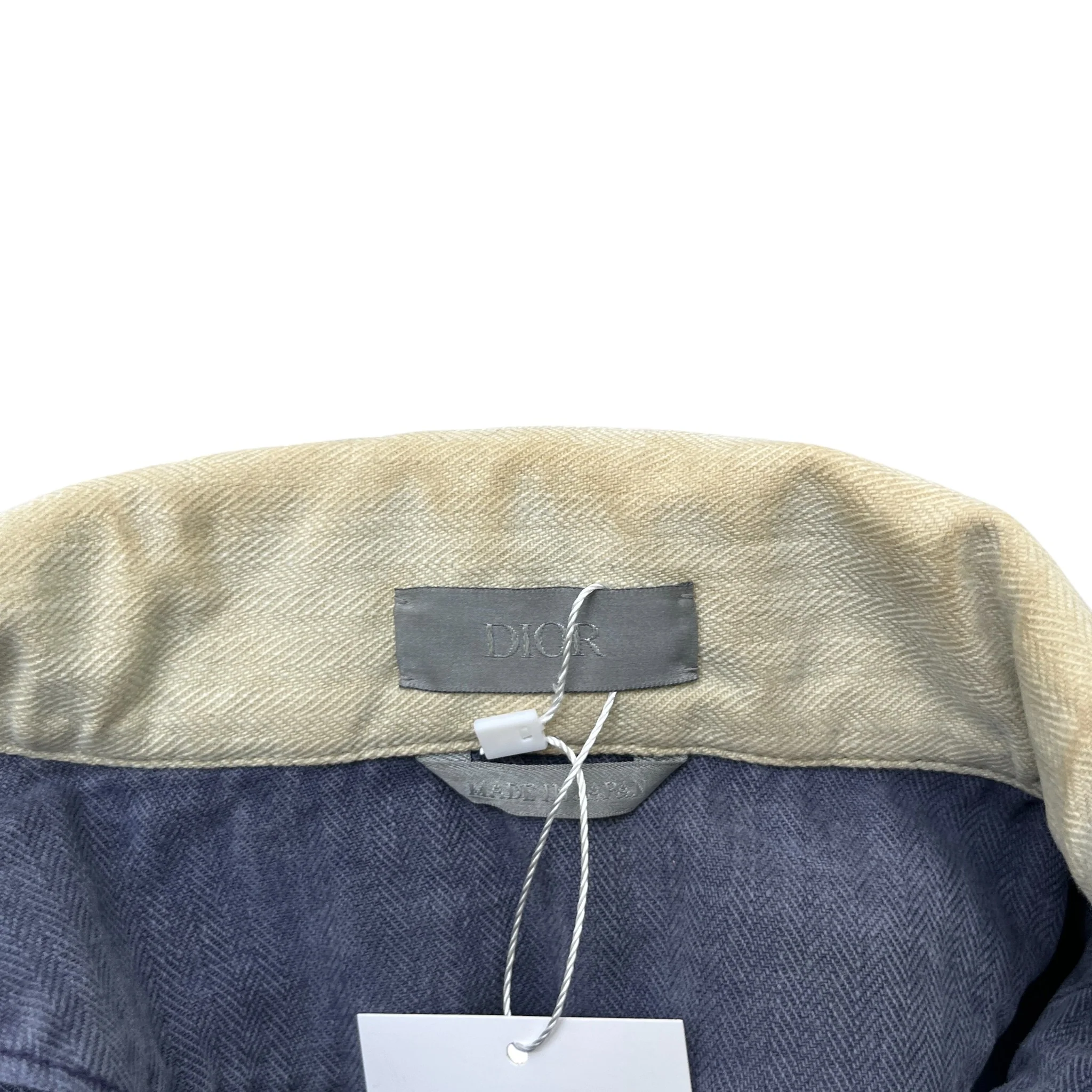 Men's Embroidered Logo Jacket Blue Size IT 52 / XL - Image 7