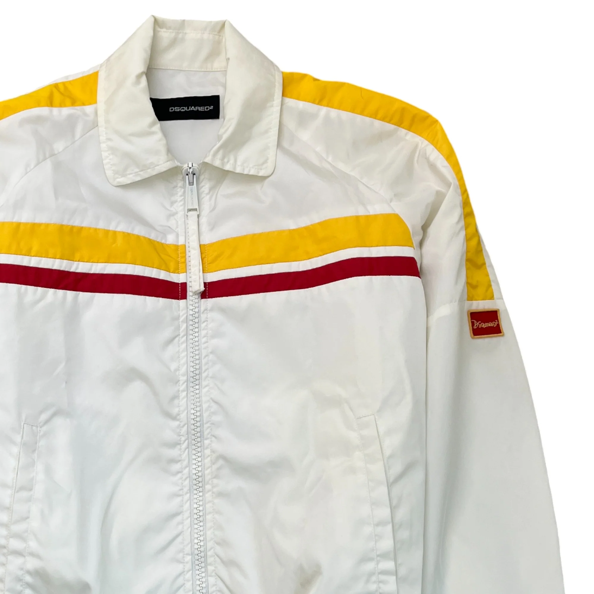 Men's Embroidered Logo Jacket White Size IT 46 / S - Image 3