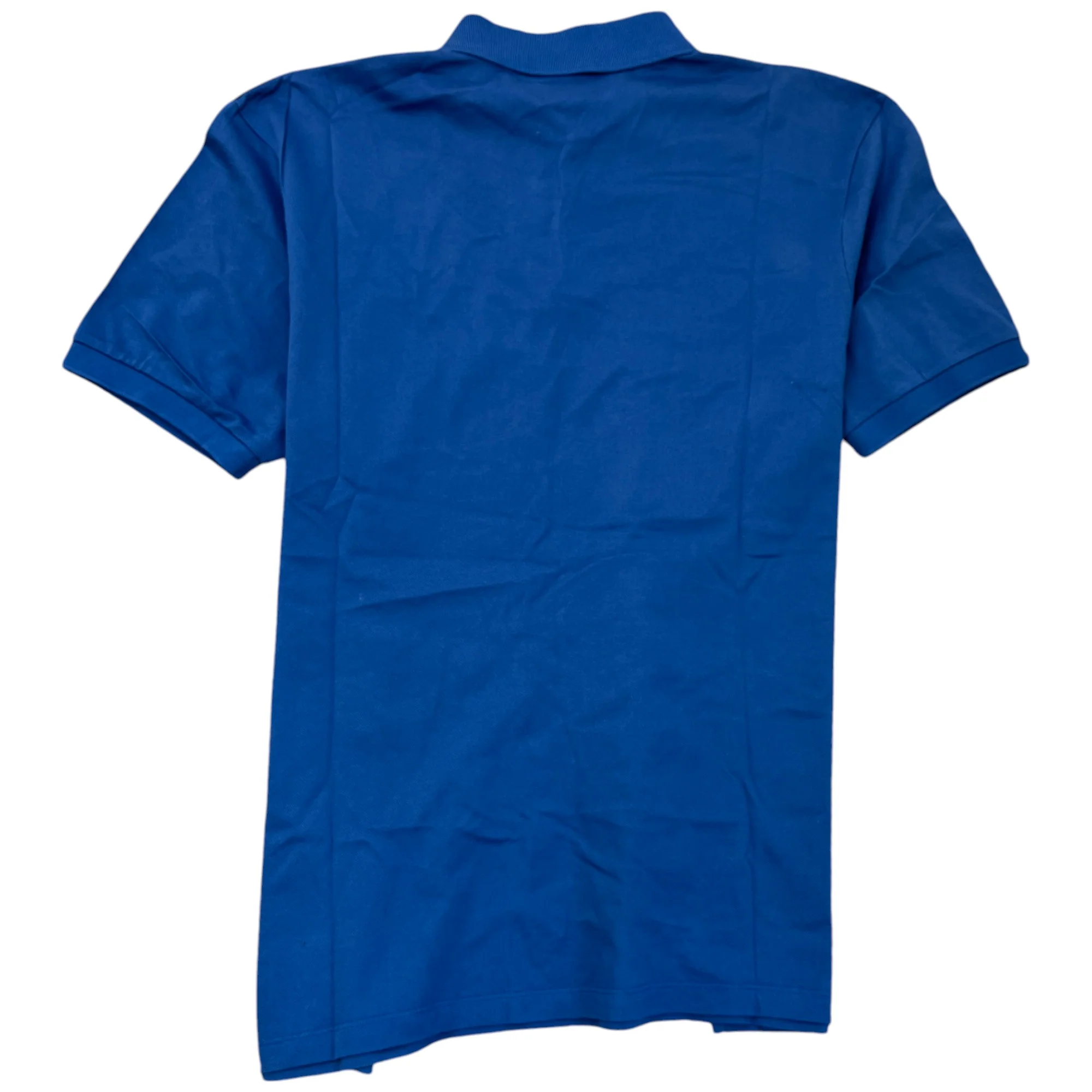 Men's Embroidered Logo Polo Shirt Blue Size XXL - Image 2