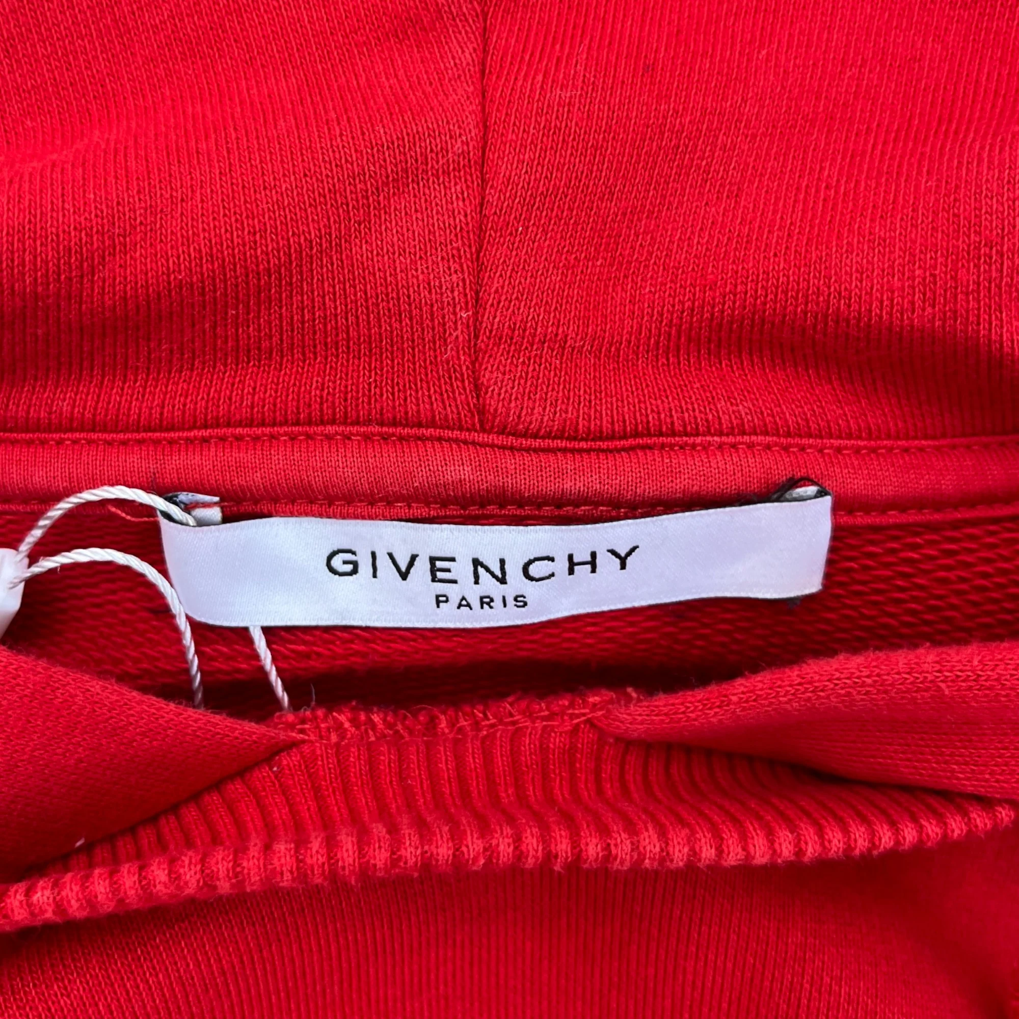 Men's Embroidered Logo Print Jumper Red Size XXL - Image 5