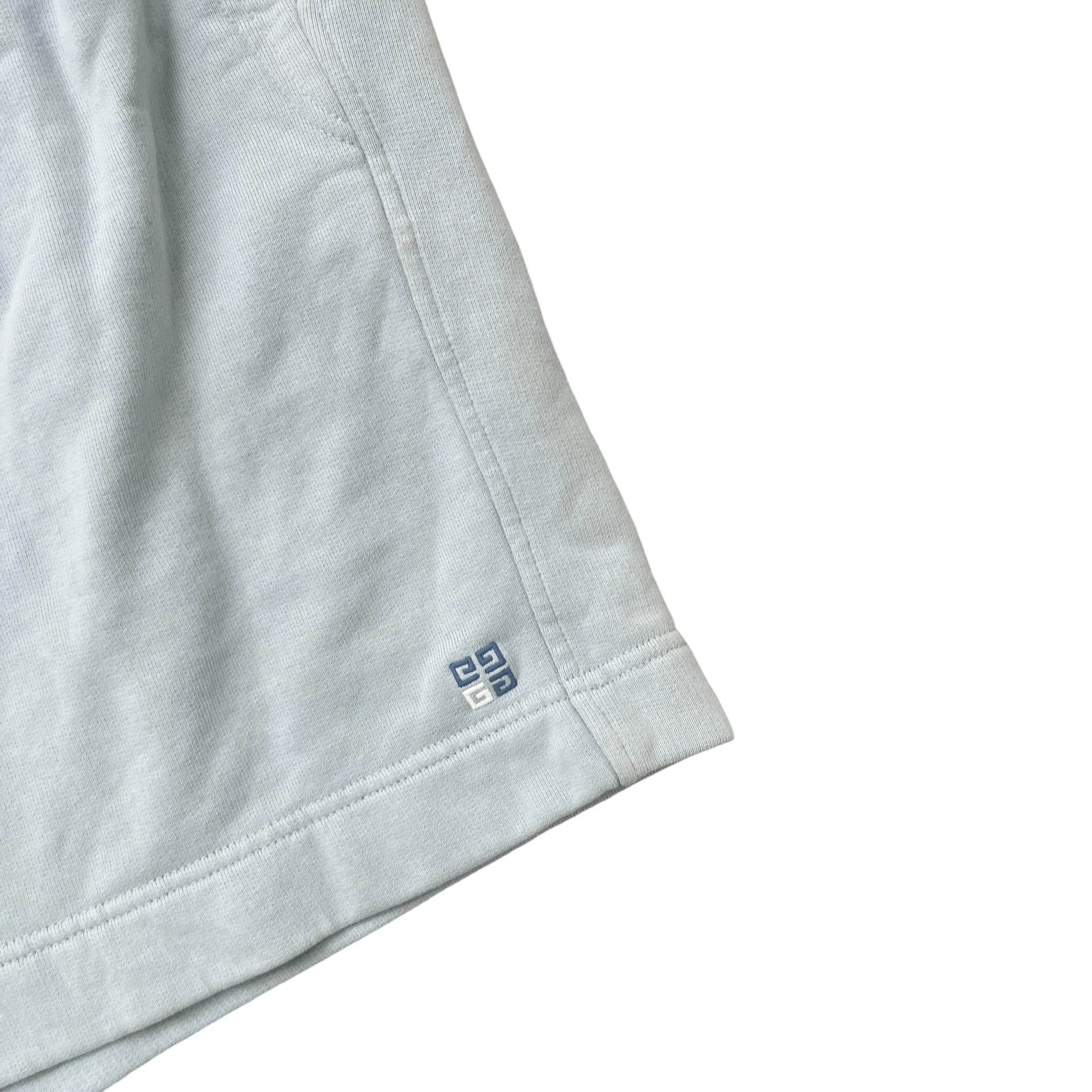 Men's Embroidered Logo Shorts Blue Size L - Image 5