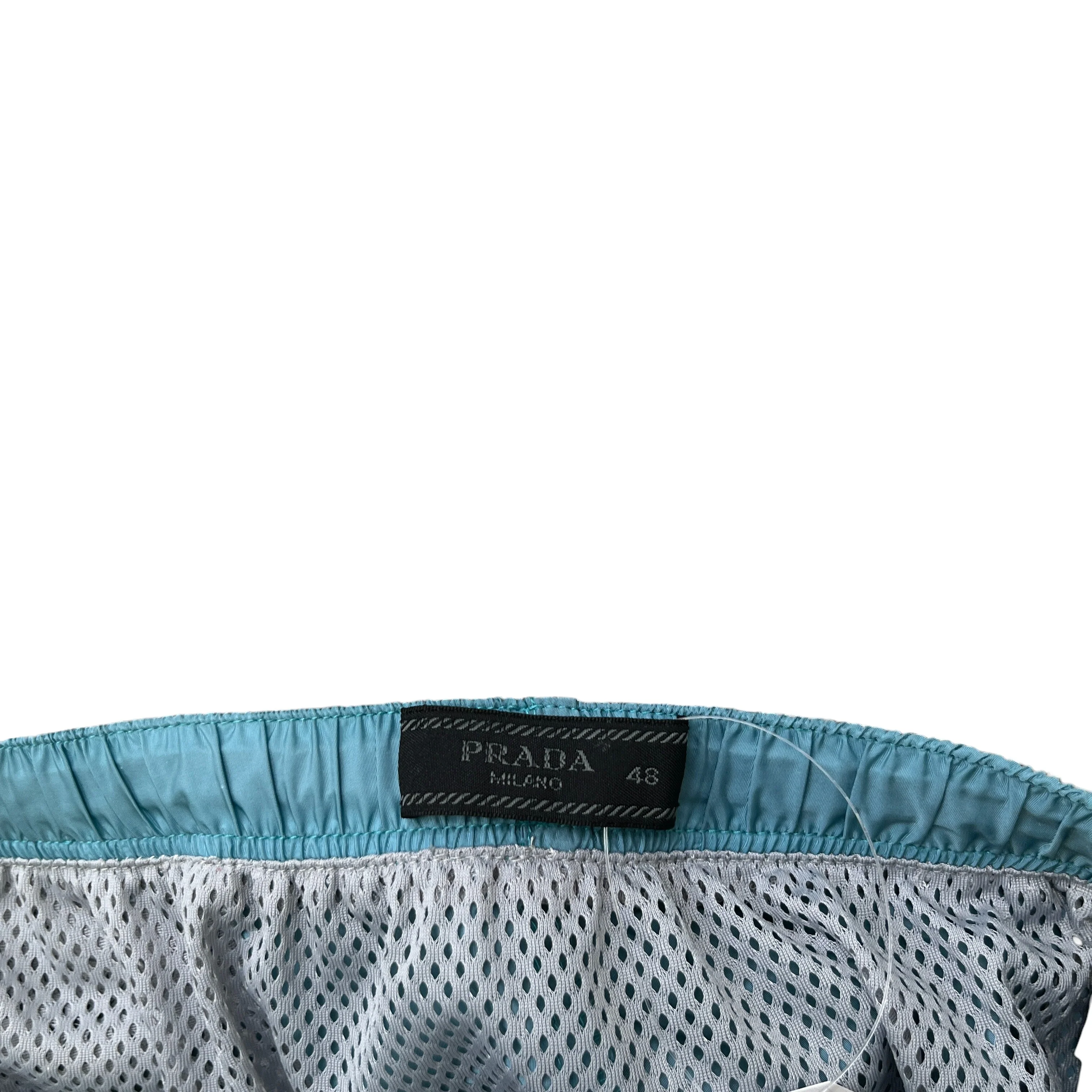 Men's Embroidered Logo Swim Shorts Blue Size W32 / IT 48 - Image 6