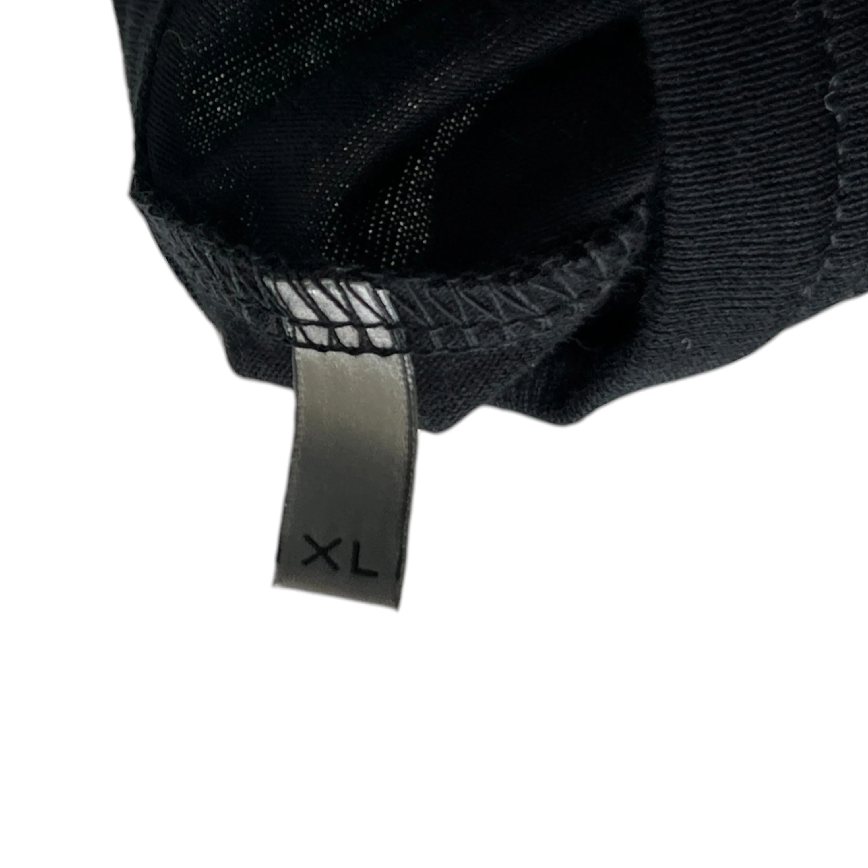 Men's Embroidered Logo T-Shirt Black Size XL - Image 7