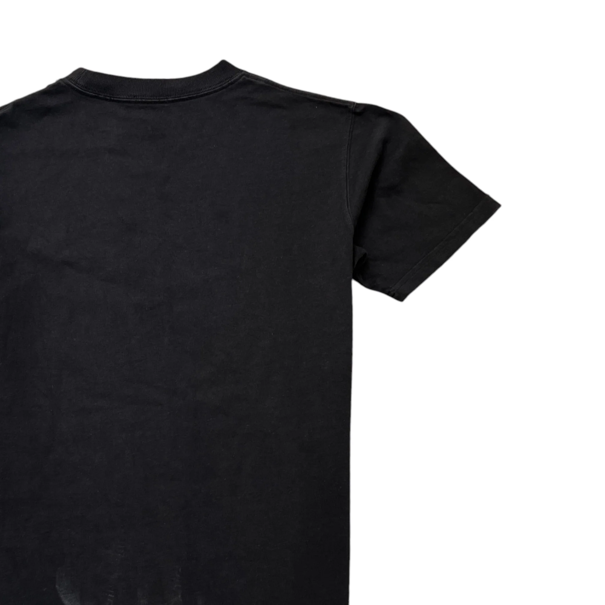 Men's Embroidered Logo T-Shirt Black Size XS - Image 4