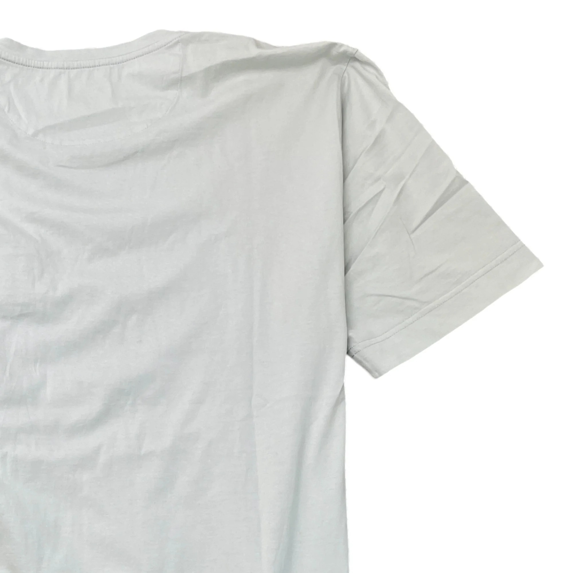 Men's Embroidered Logo T-Shirt Blue Size XXL - Image 4