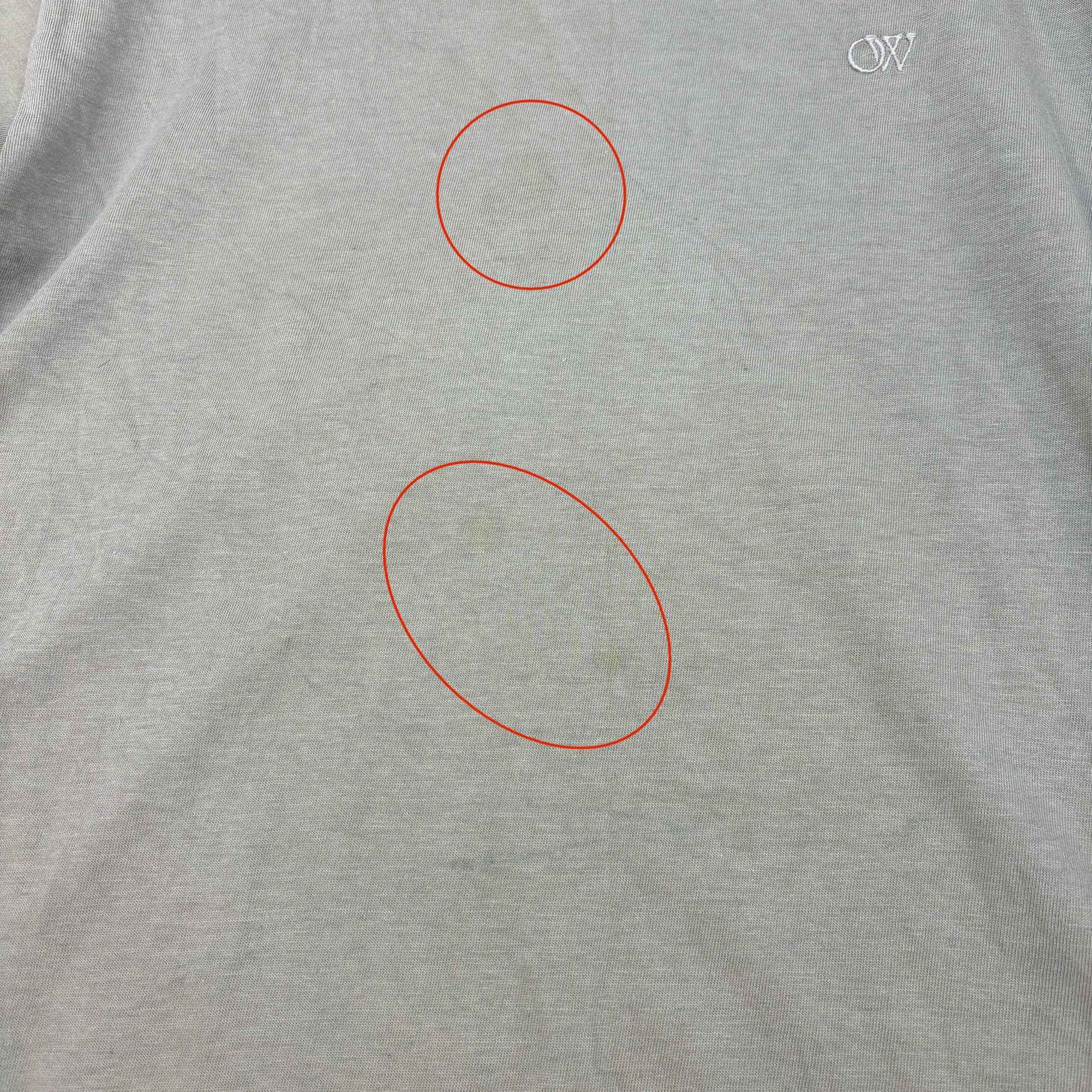 Men's Embroidered Logo T-Shirt Khaki Size XS - Image 8