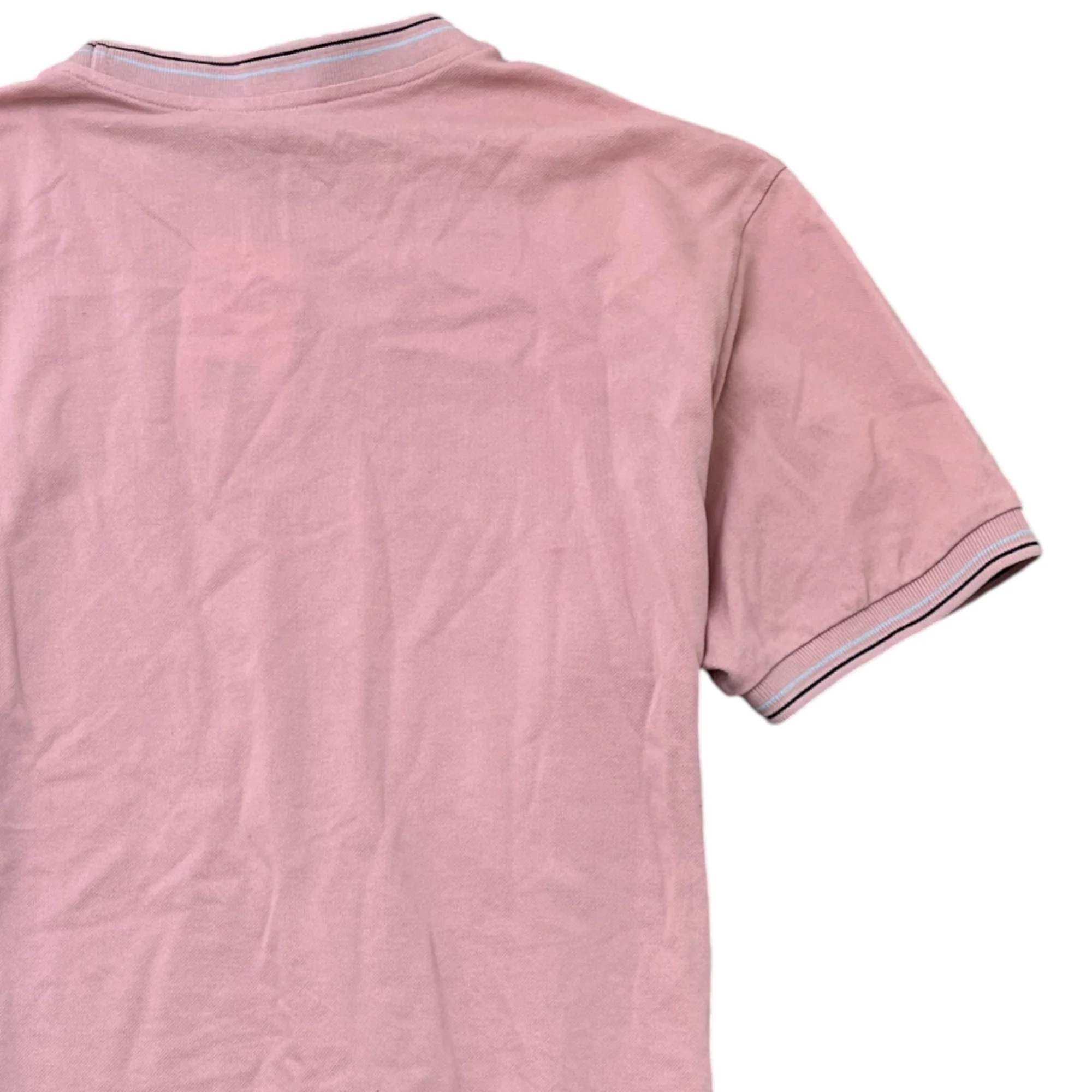Men's Embroidered Logo T-Shirt Pink Size M - Image 4