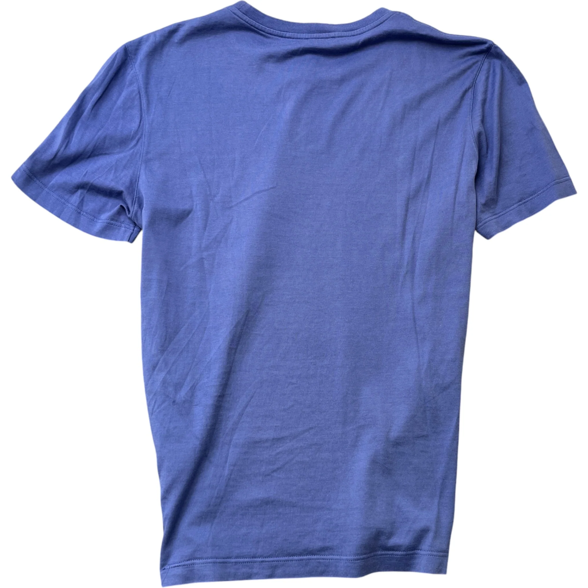 Men's Embroidered Logo T-Shirt Purple Size M - Image 2