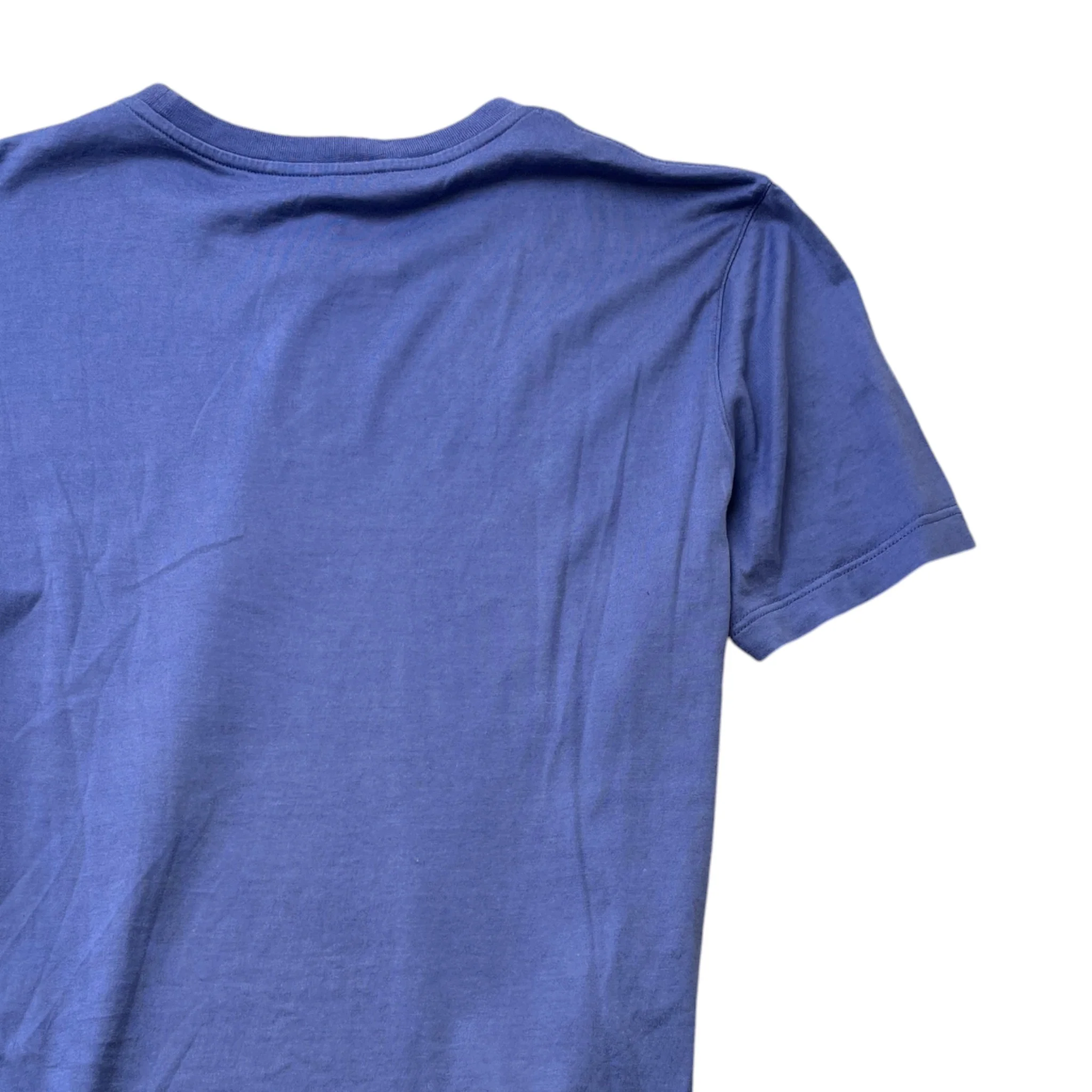 Men's Embroidered Logo T-Shirt Purple Size M - Image 4