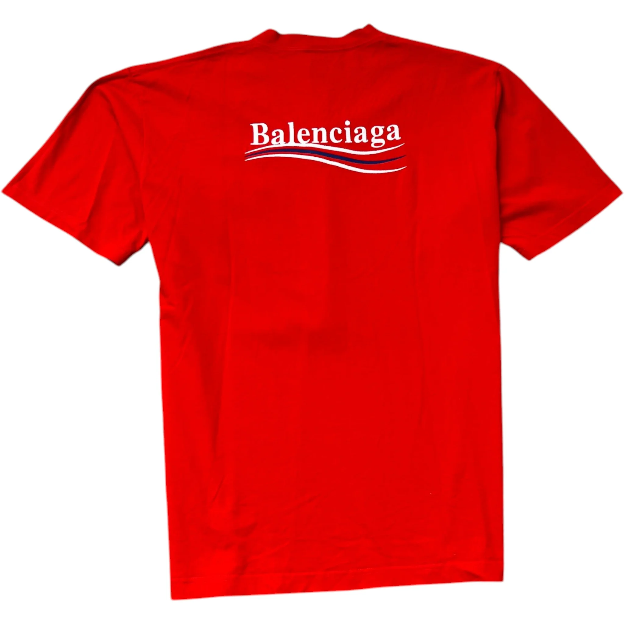 Men's Embroidered Logo T-Shirt Red Size M - Image 2