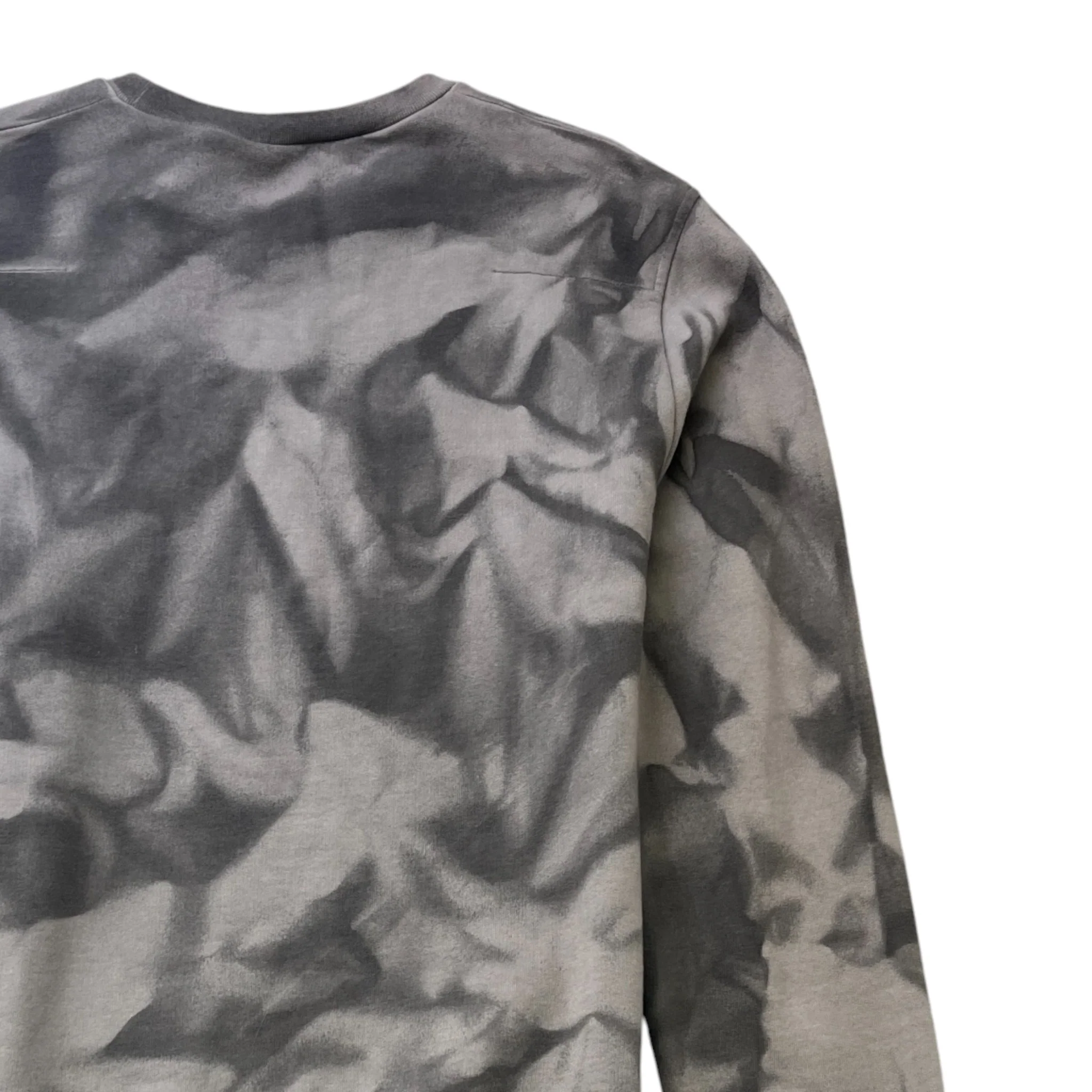 Men's Embroidered Signature Sweatshirt Grey Size M - Image 4