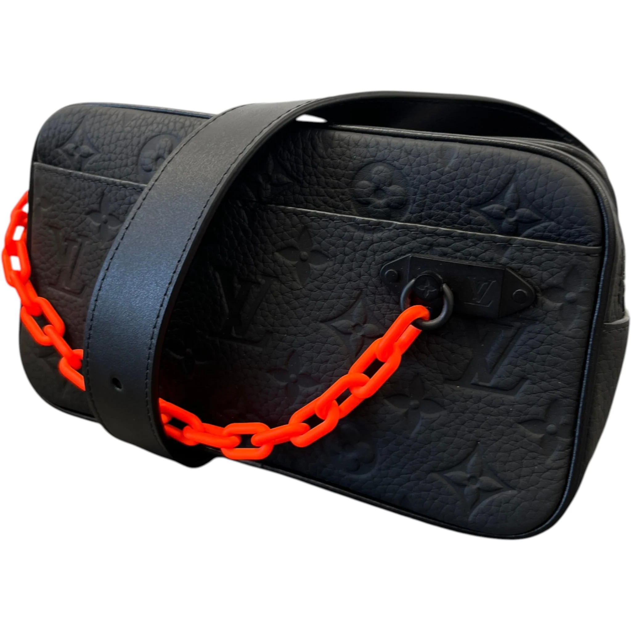 Men's Empreinte Leather Pochette Volga Belt Bag Black - Image 5